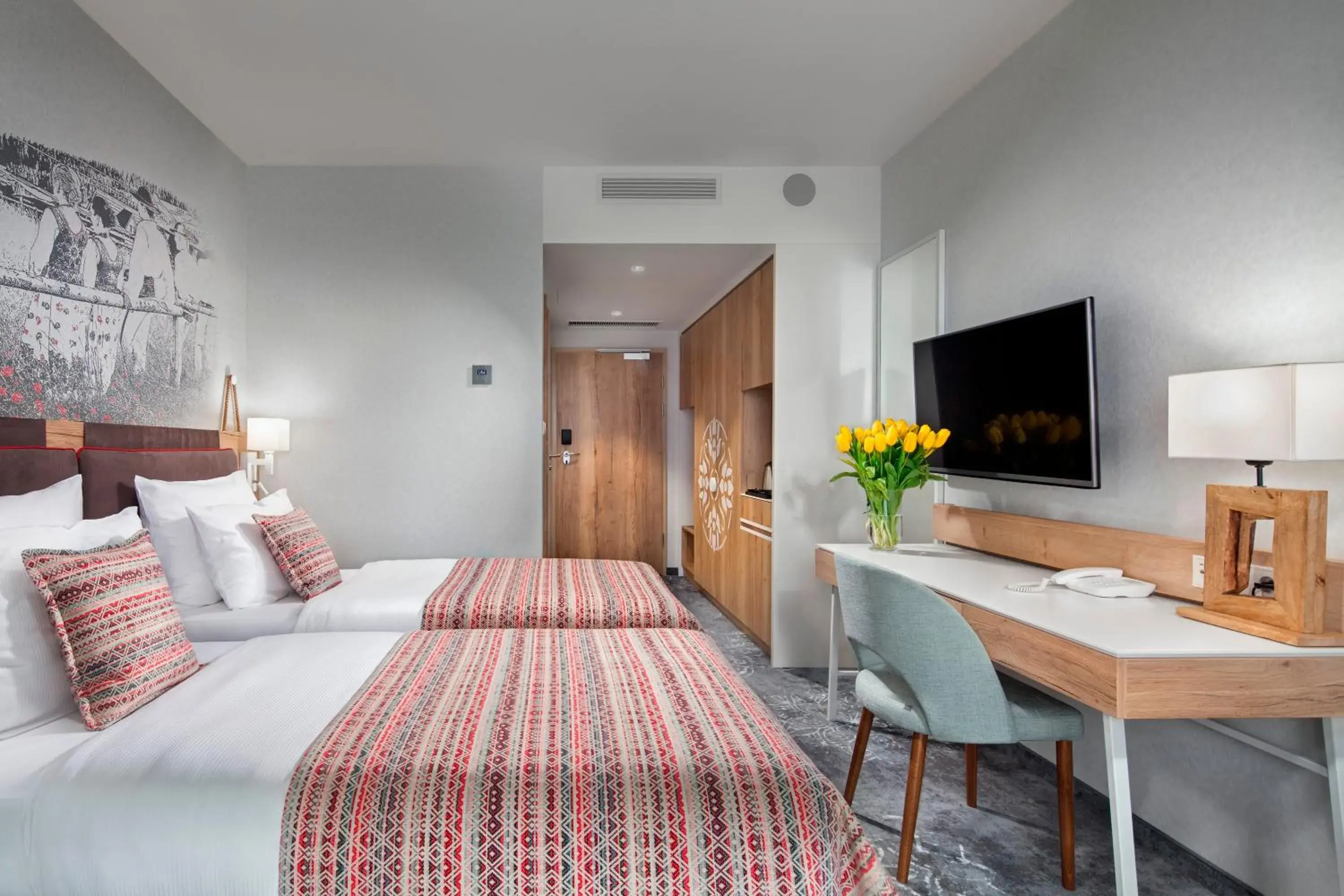 Superior Twin Room with 2 single beds (without access to the thermal baths) in Hotel Aquarion Family & Friends Superior Twin Room with 2 single beds (without access to the thermal baths) in Hotel Aquarion Family & Friends