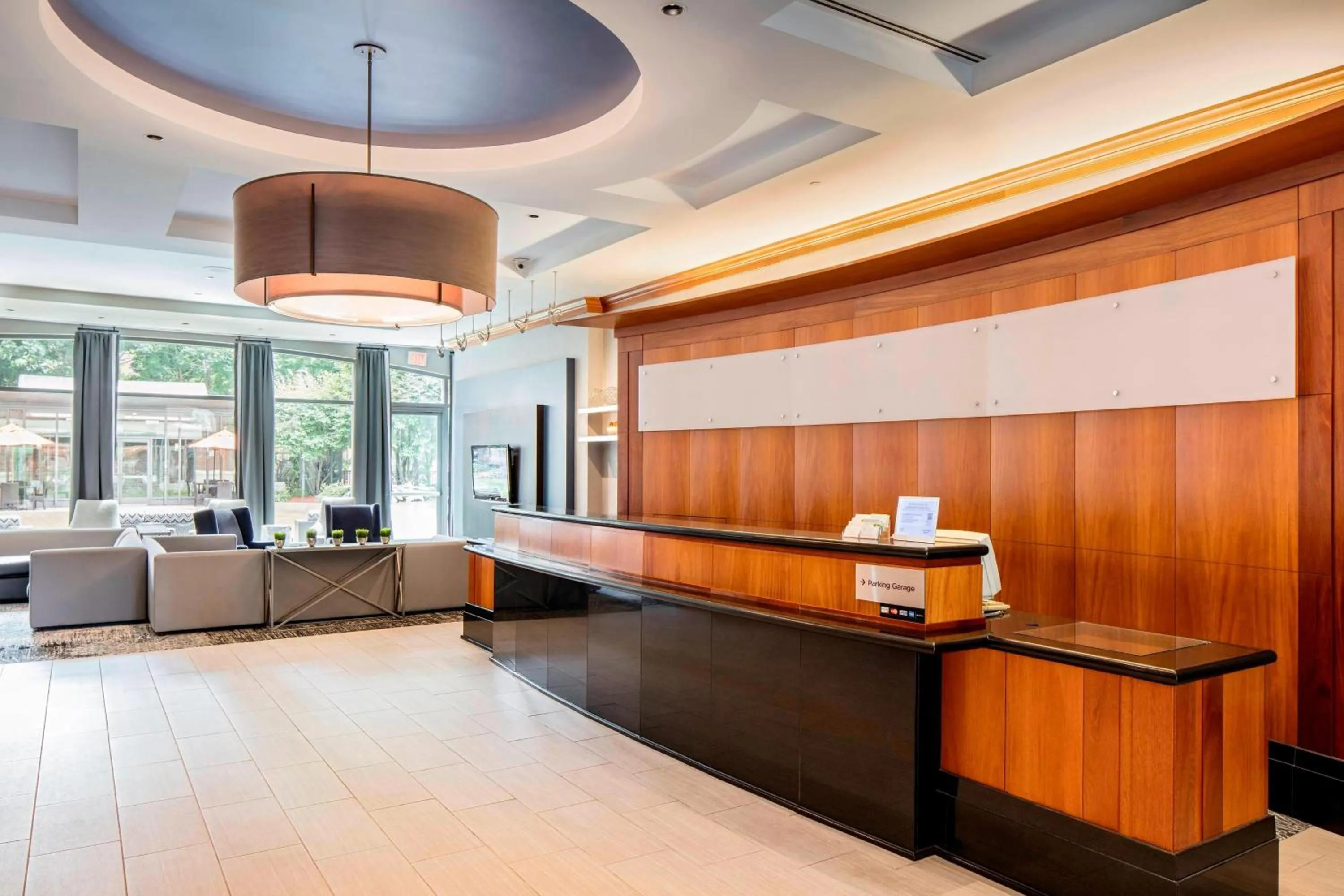 Lobby or reception in Courtyard by Marriott Boston Brookline