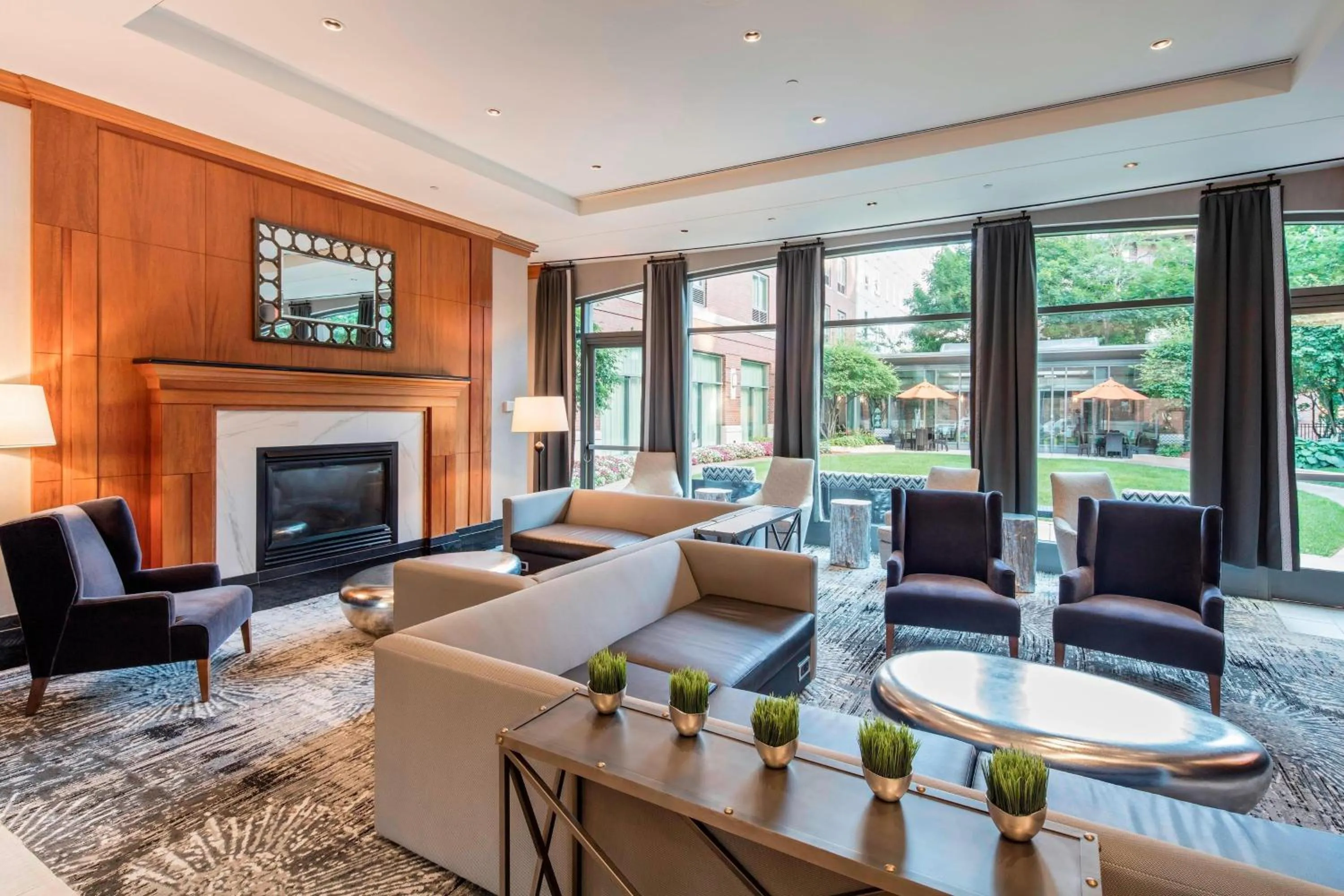 Lobby or reception in Courtyard by Marriott Boston Brookline