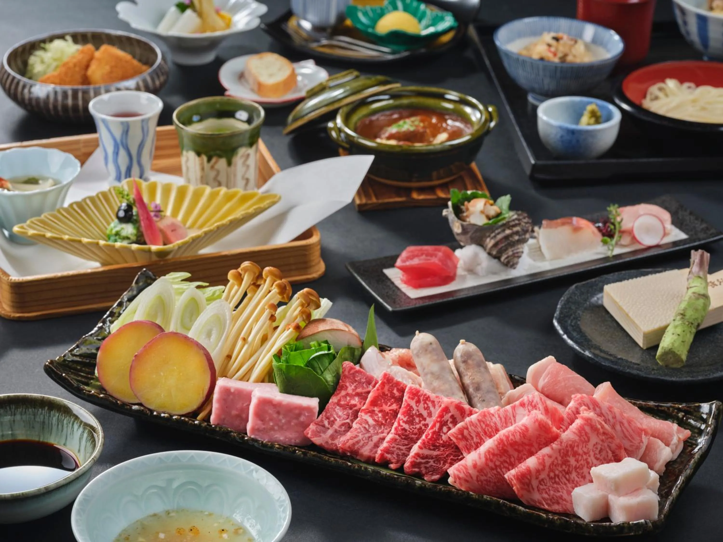 Dinner in Mori no yu Kira No Sato Reopening on December 22, 2025