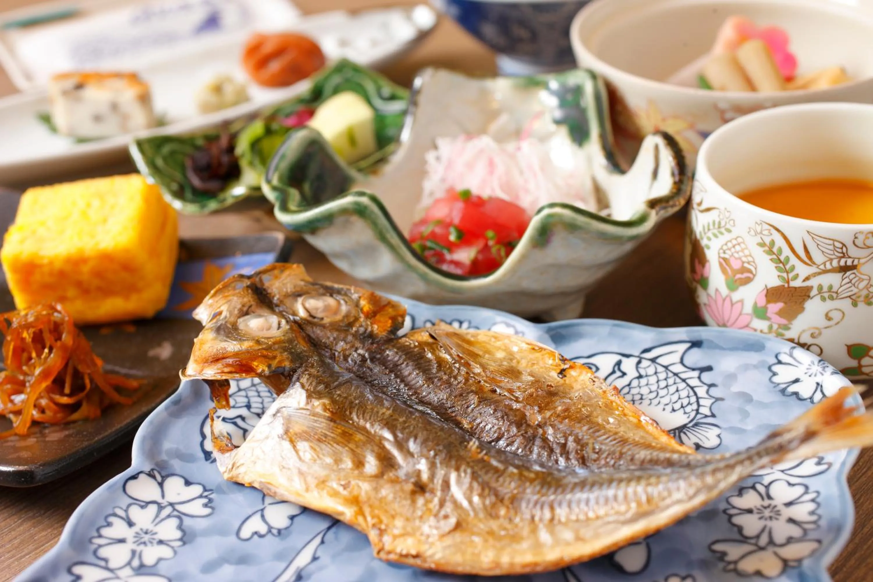 Breakfast in Yukairo Kikuya