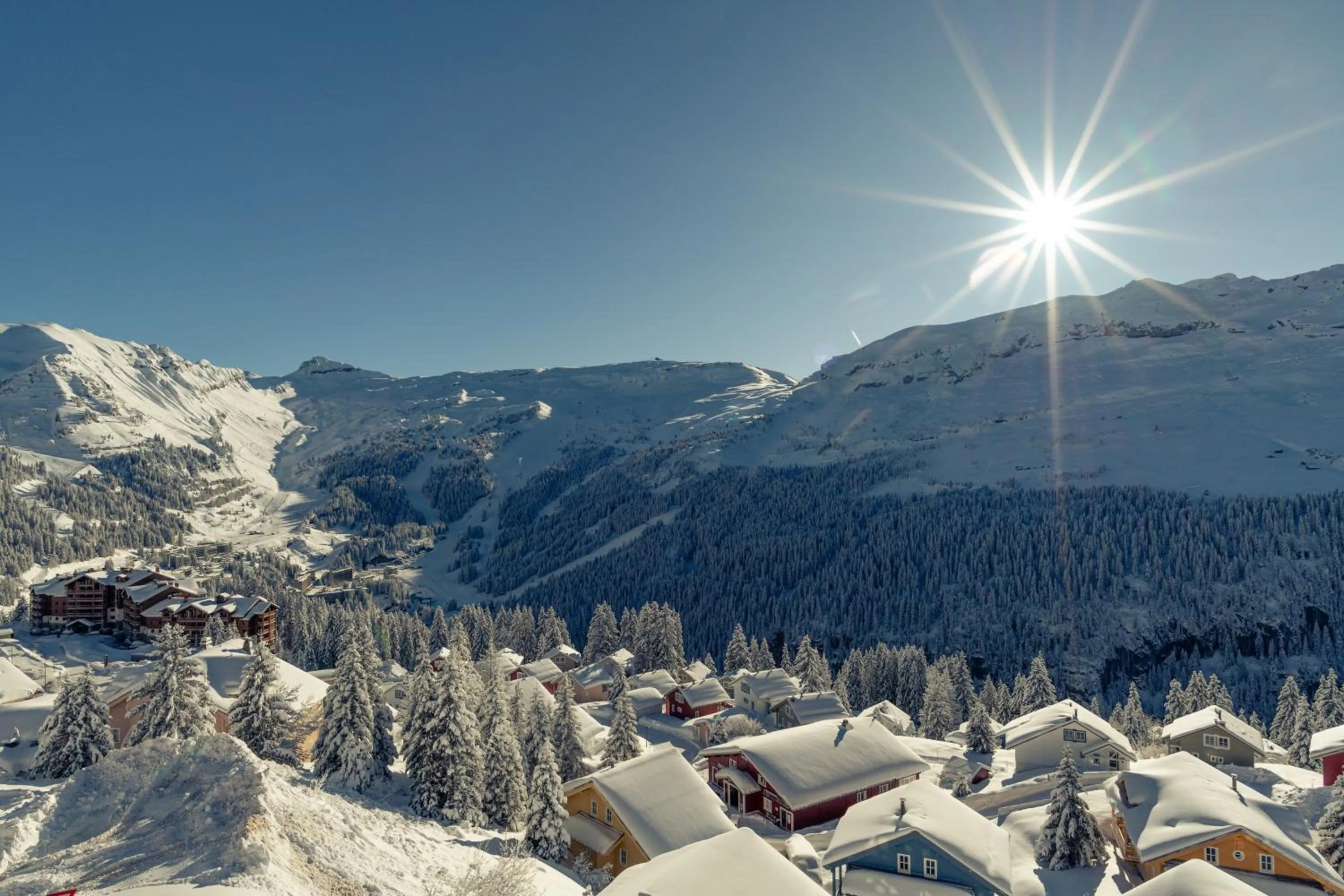 View (from property/room) in Dormio Resort Les Portes du Grand Massif