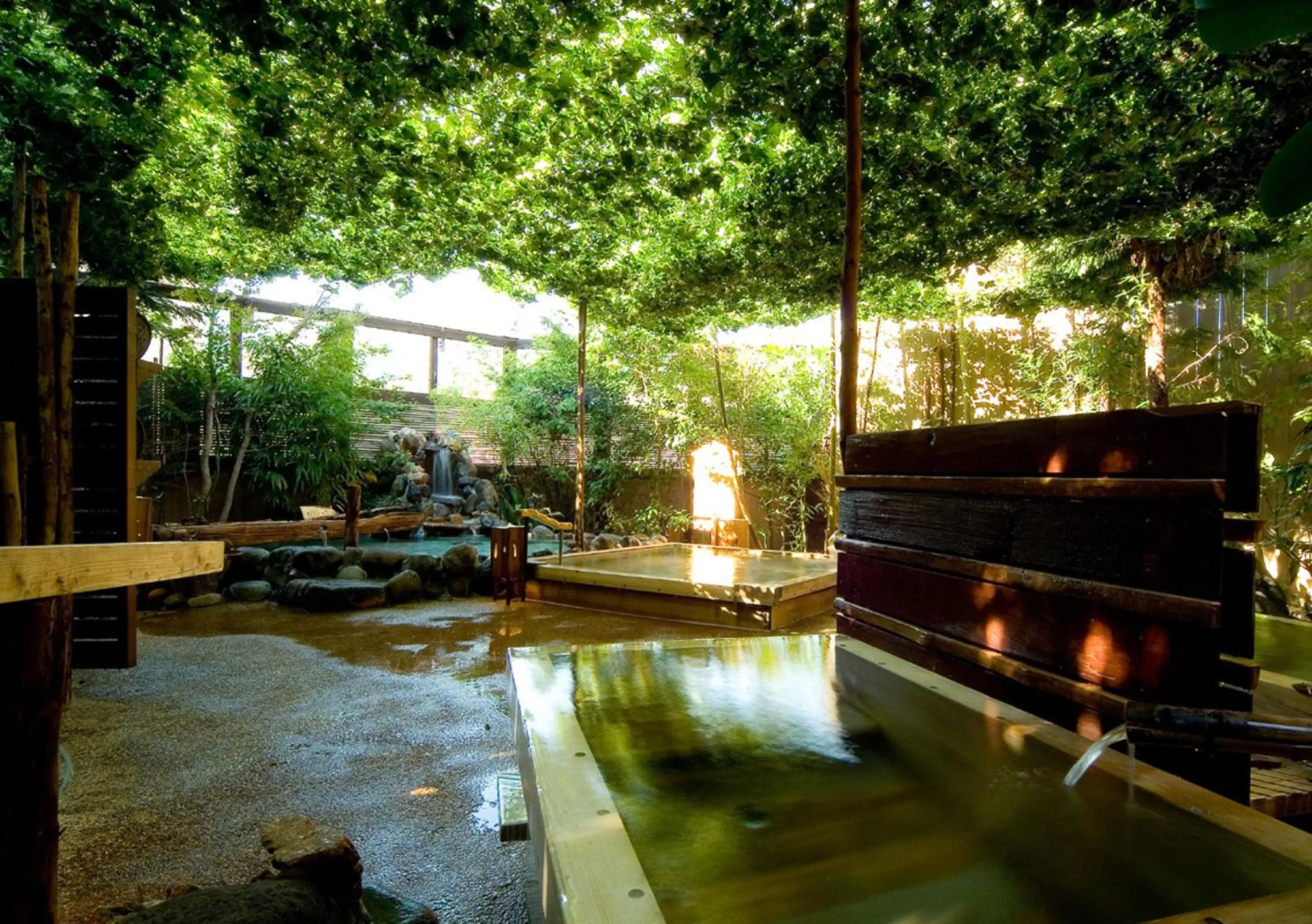 Open Air Bath in Wellness Forest Ito - Kyoritsu Resort