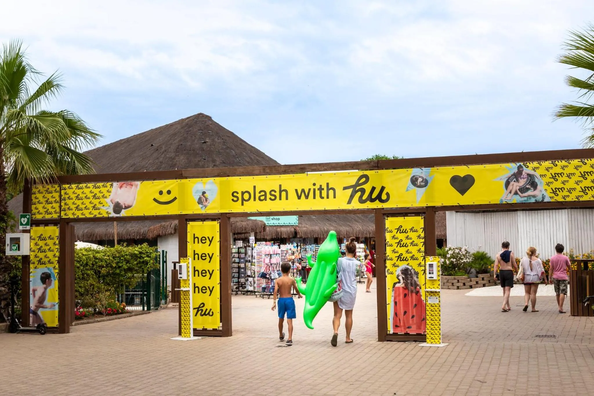 Aqua park in hu Park Albatros village