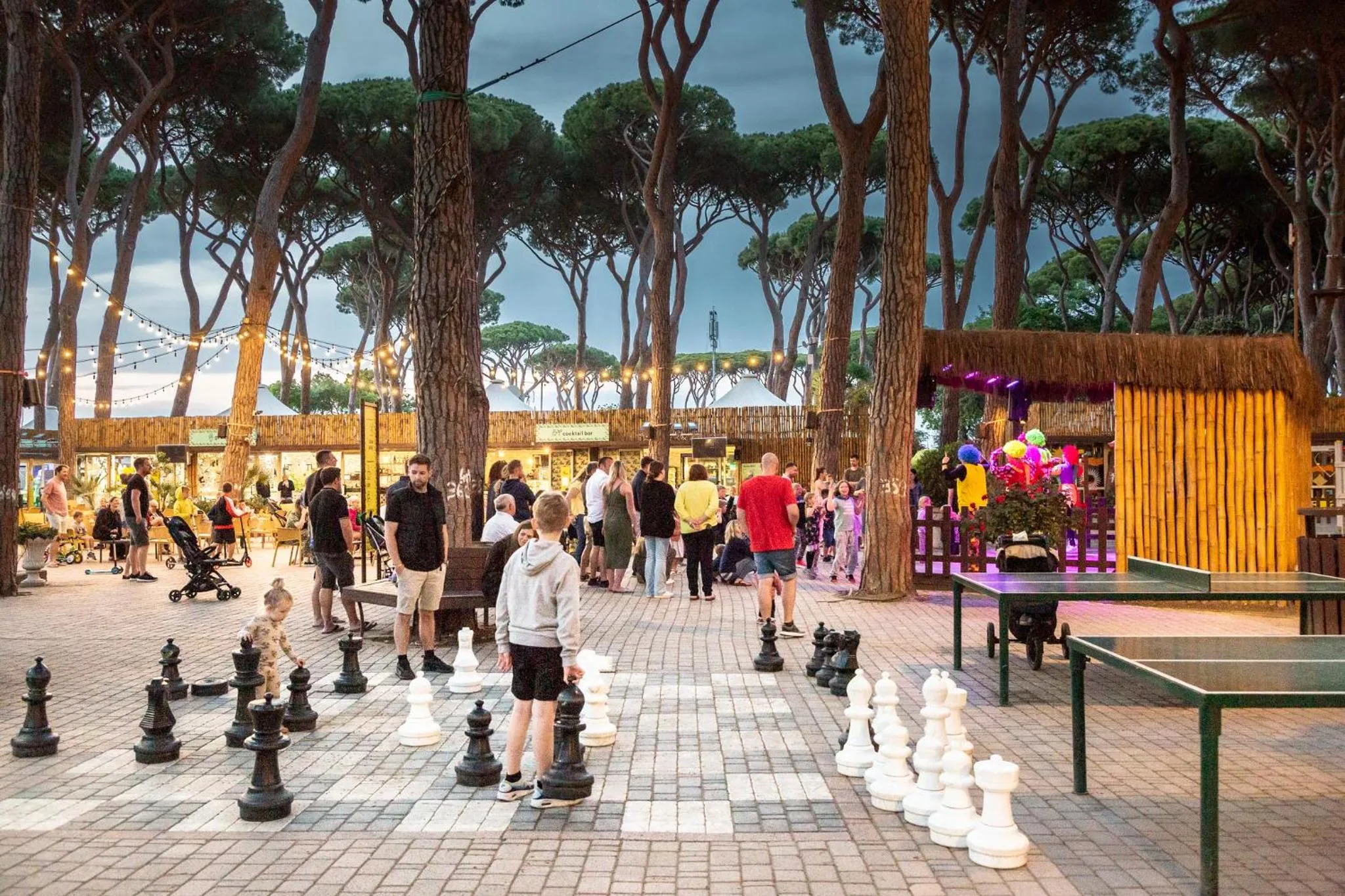 Children play ground in hu Park Albatros village