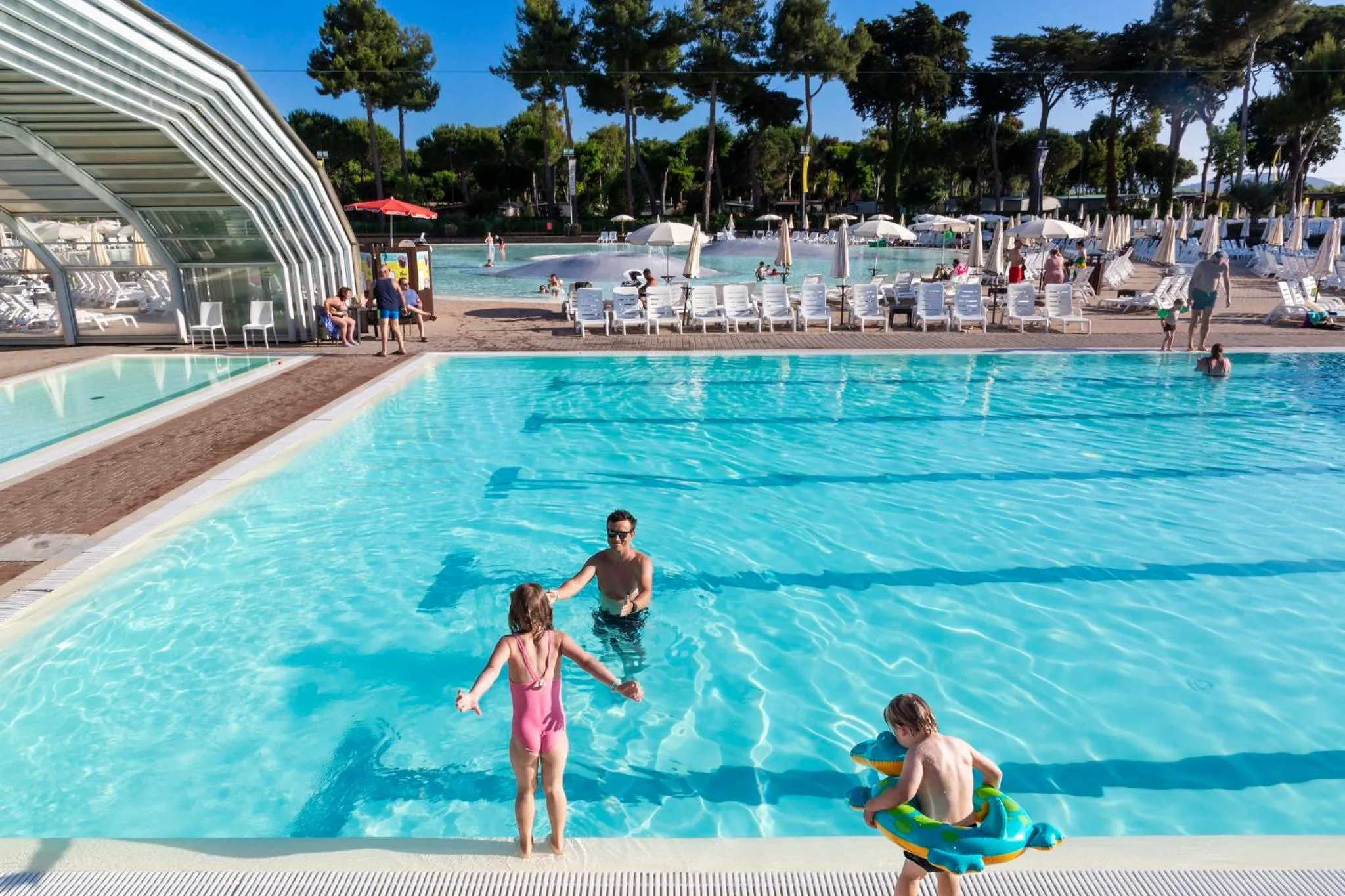 Swimming pool in hu Park Albatros village