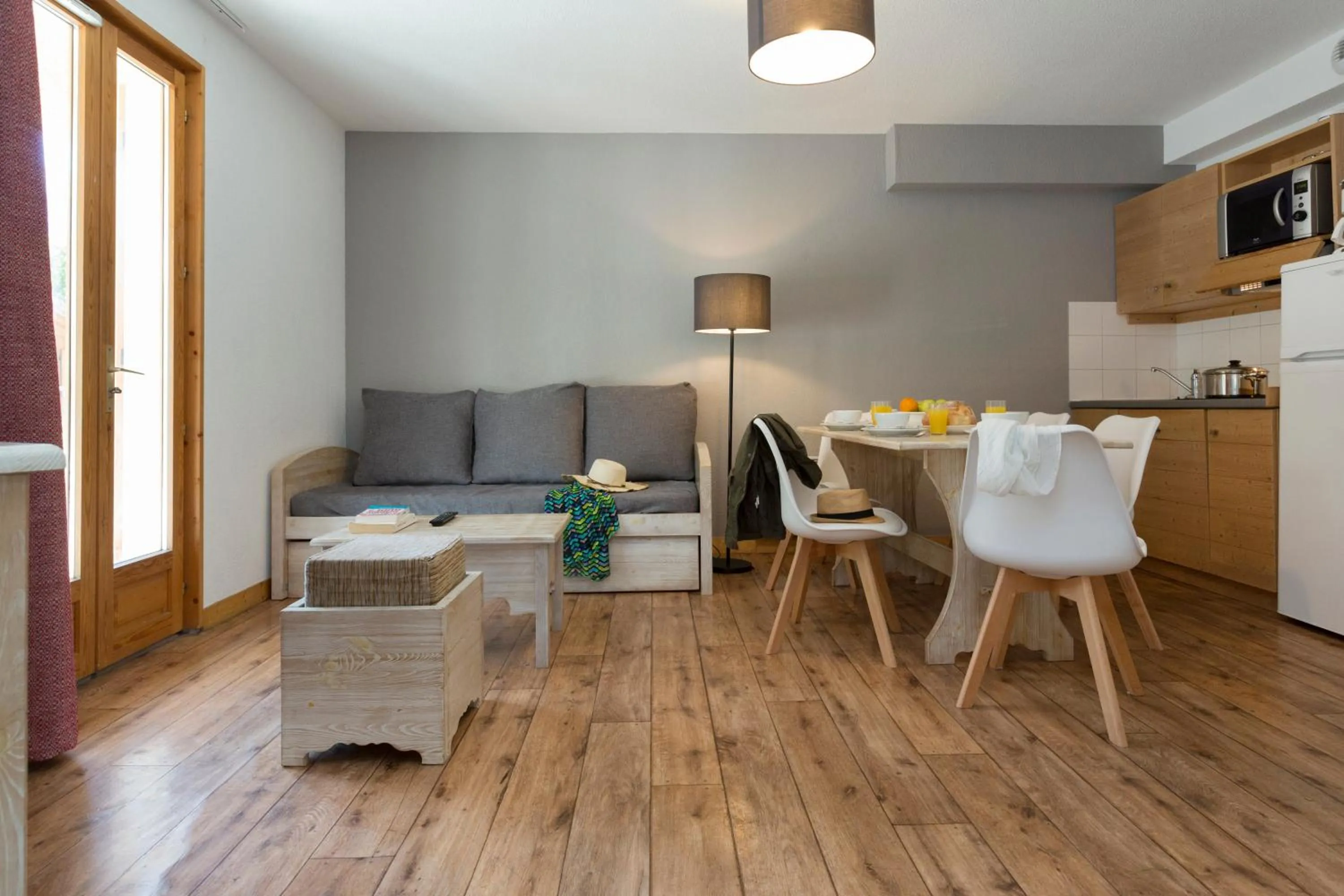 Kitchen or kitchenette in Résidence Odalys Les Chalets de l'Arvan II