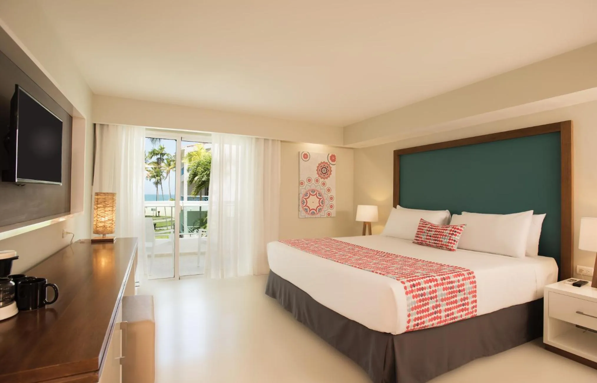 View (from property/room), Bed in Emotions by Hodelpa Puerto Plata