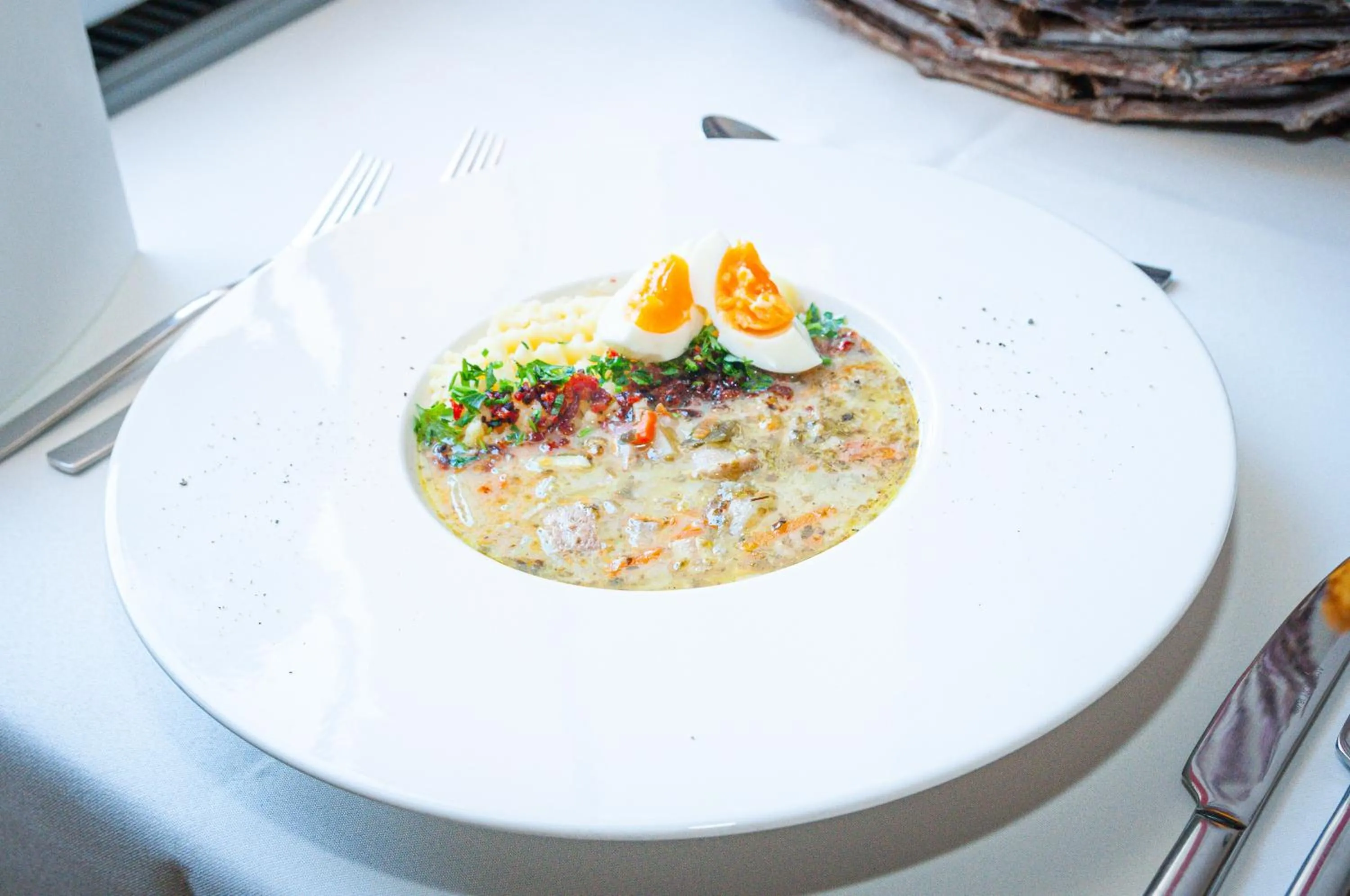 Food in Vistula Hotel