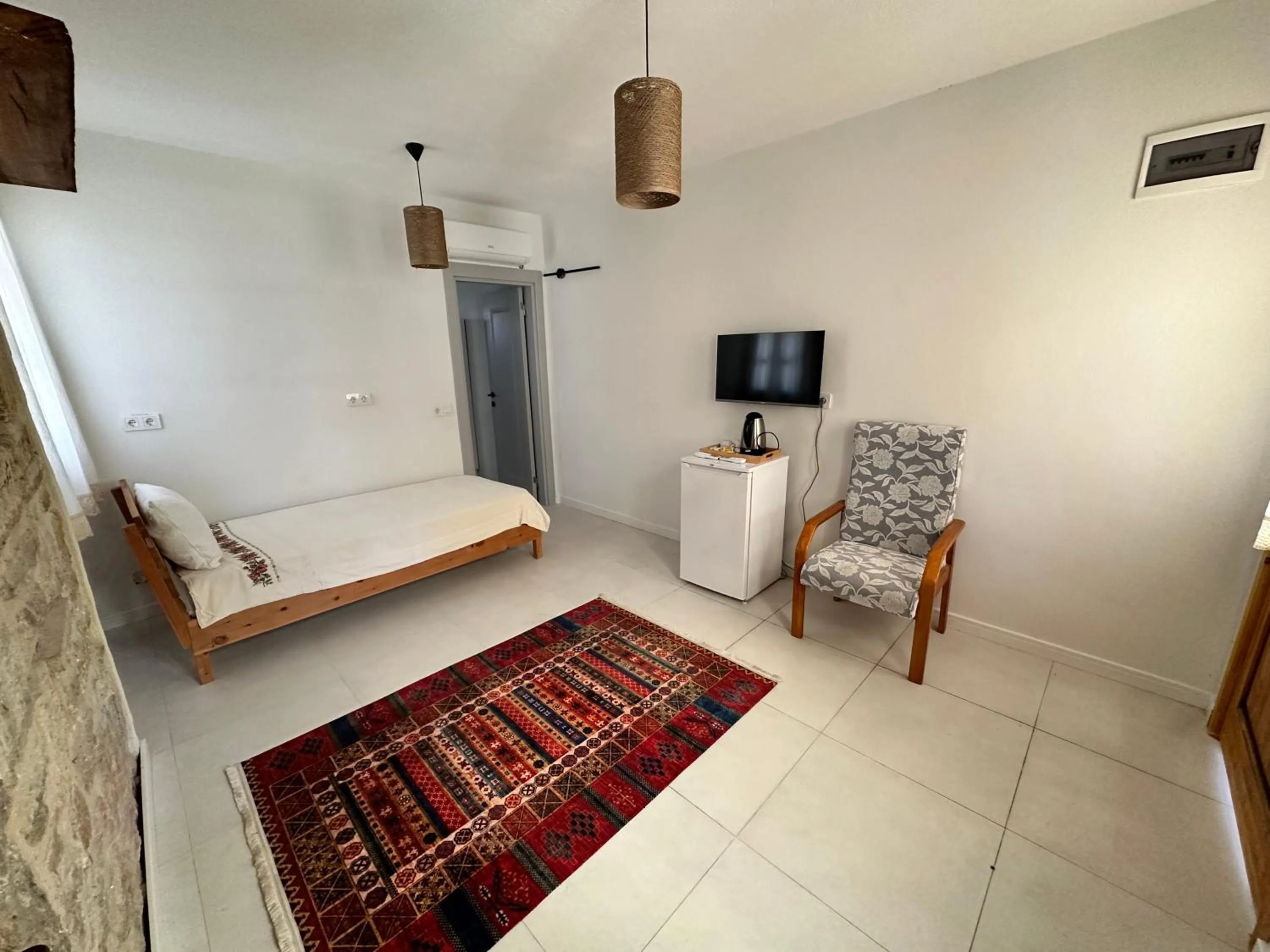 Bed in Eski Datça Otel