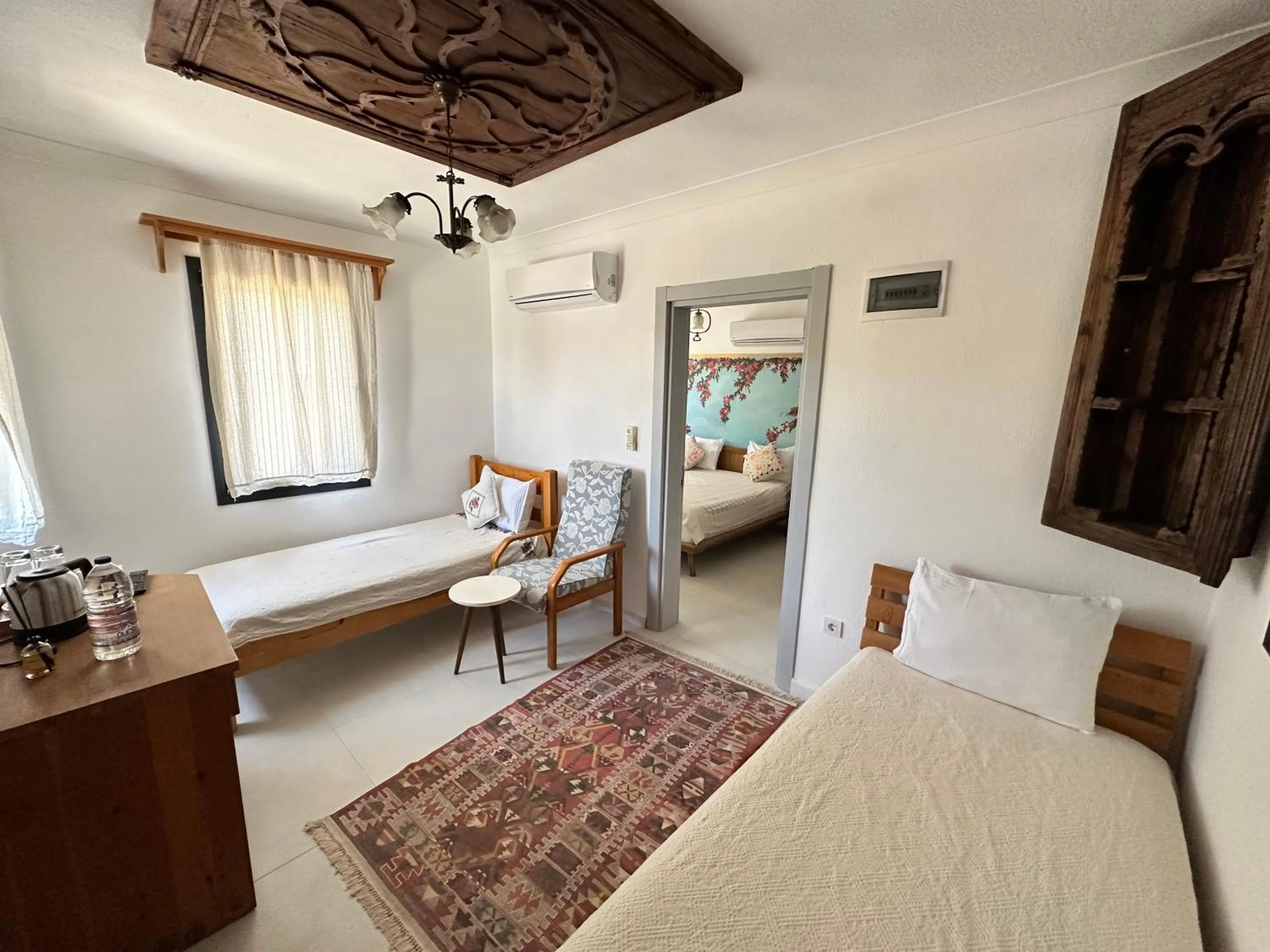 Bed in Eski Datça Otel