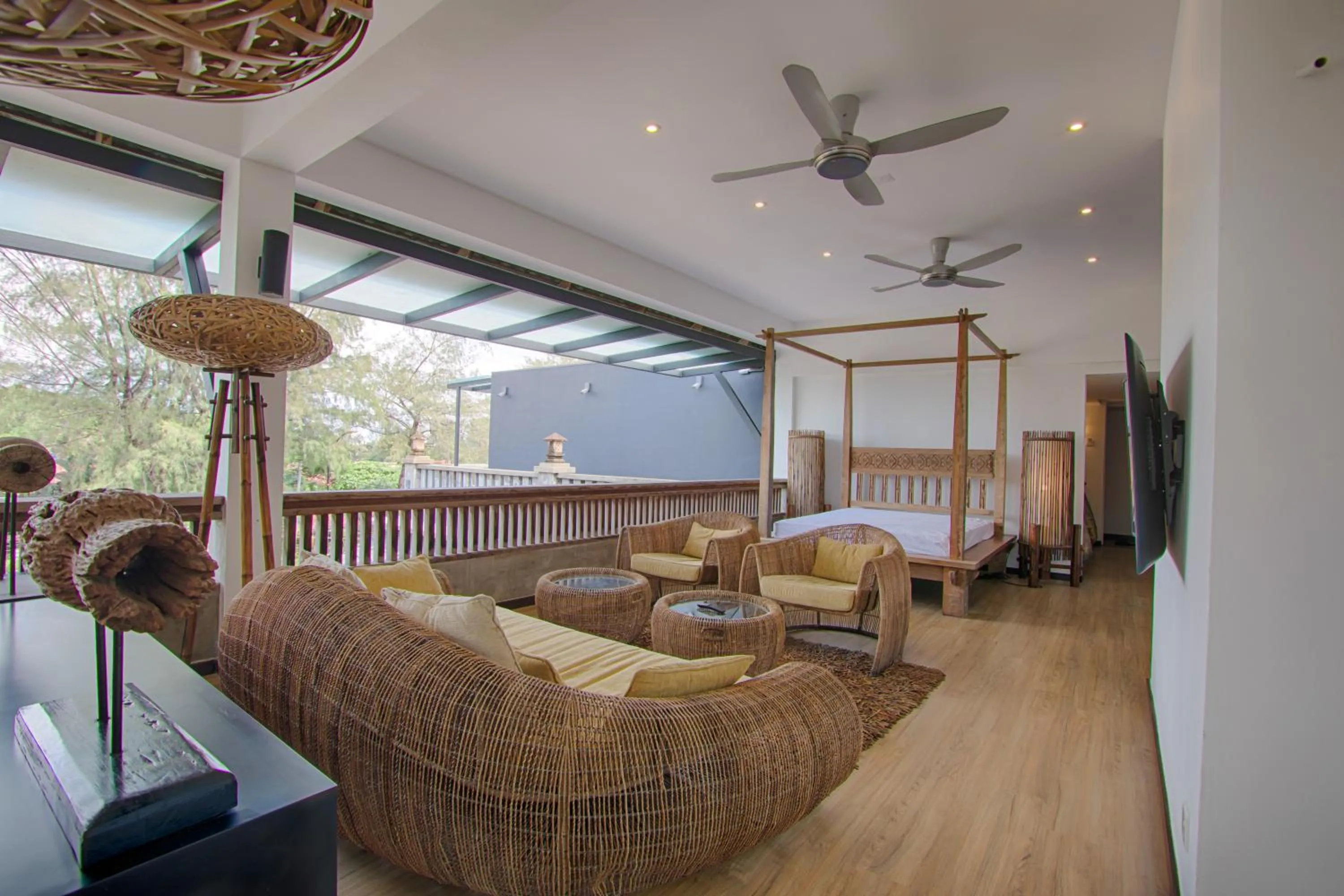 Seating area in Lot 33 Boutique Hotel