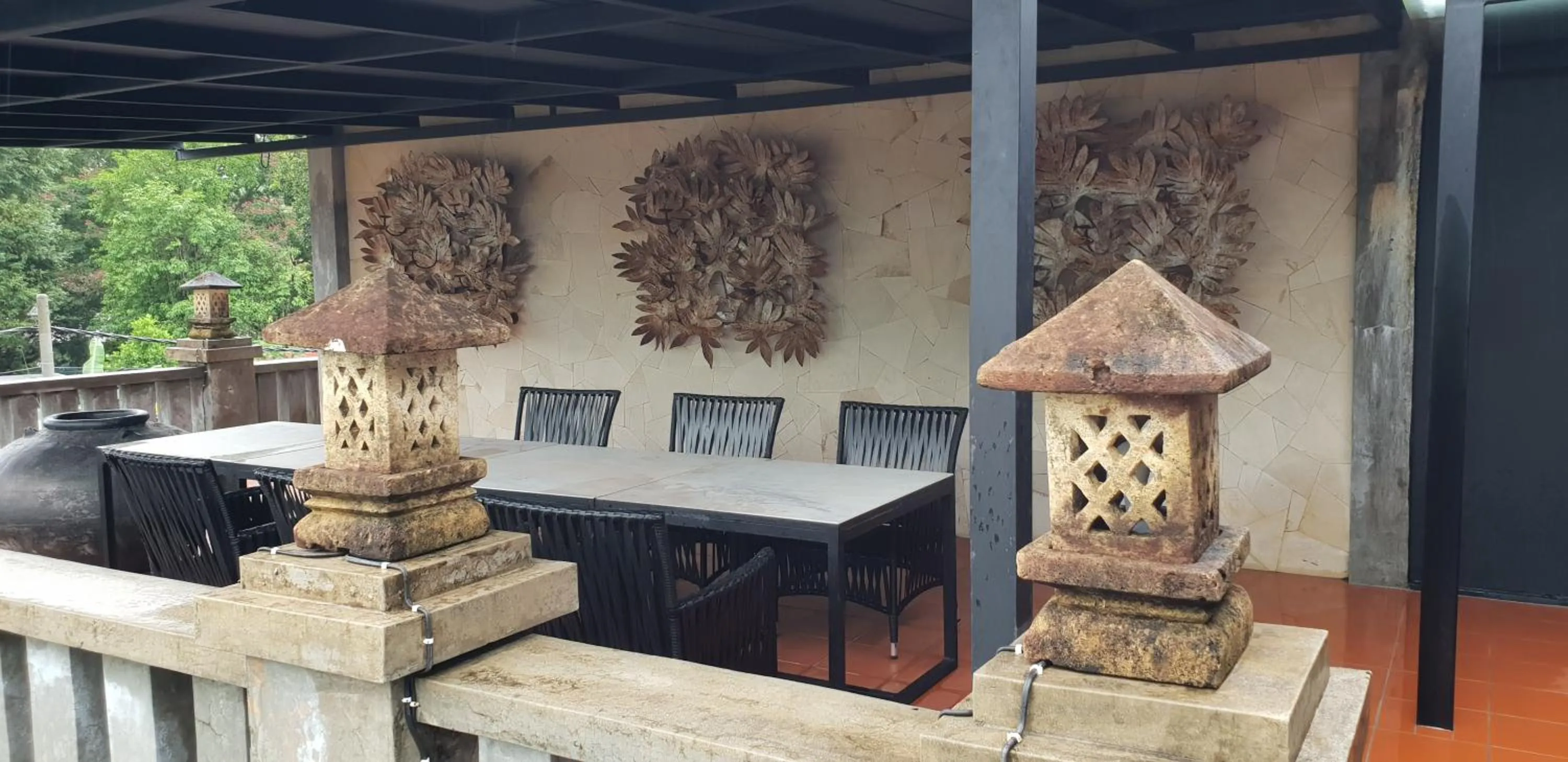 Patio in Lot 33 Boutique Hotel