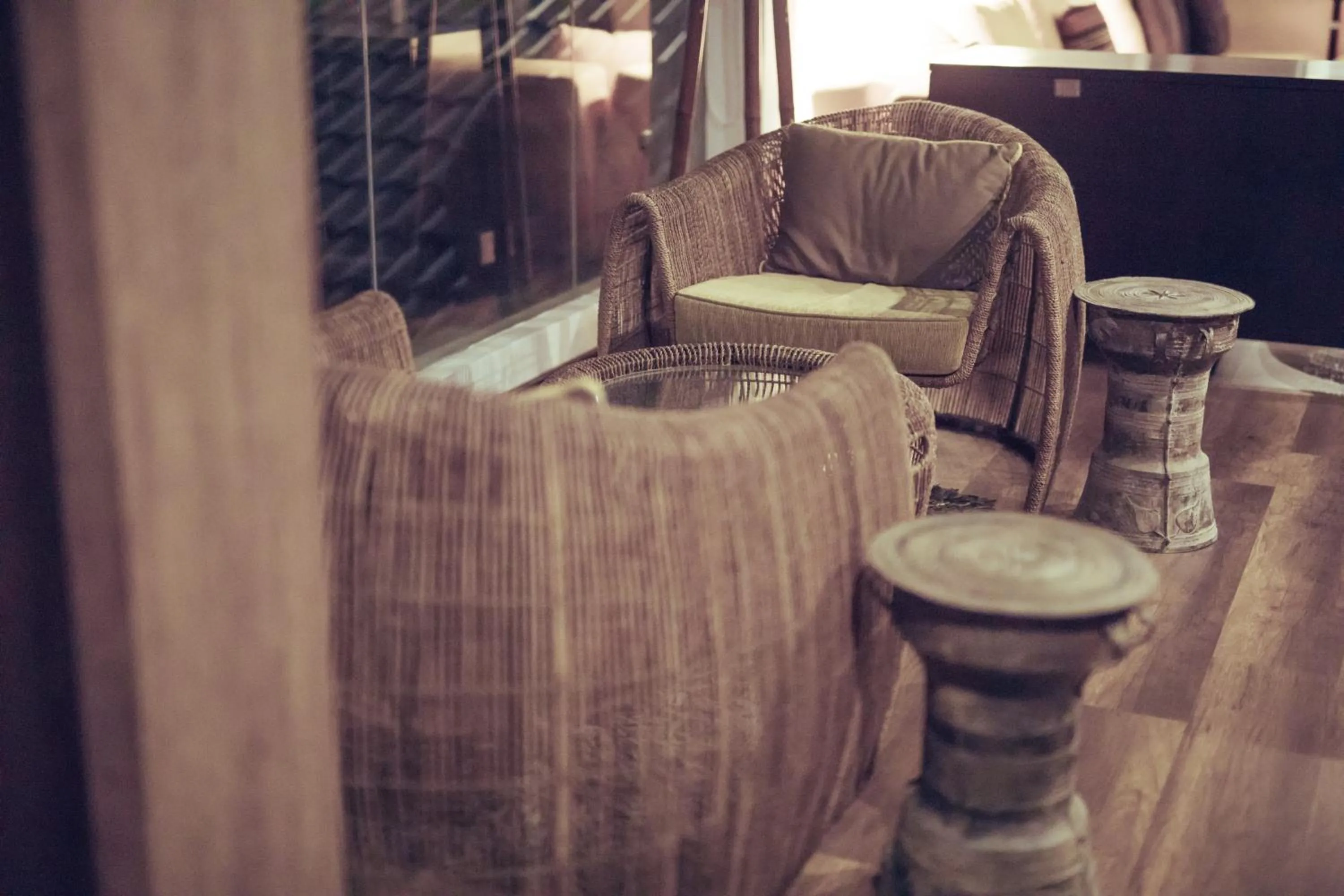 Seating area in Lot 33 Boutique Hotel