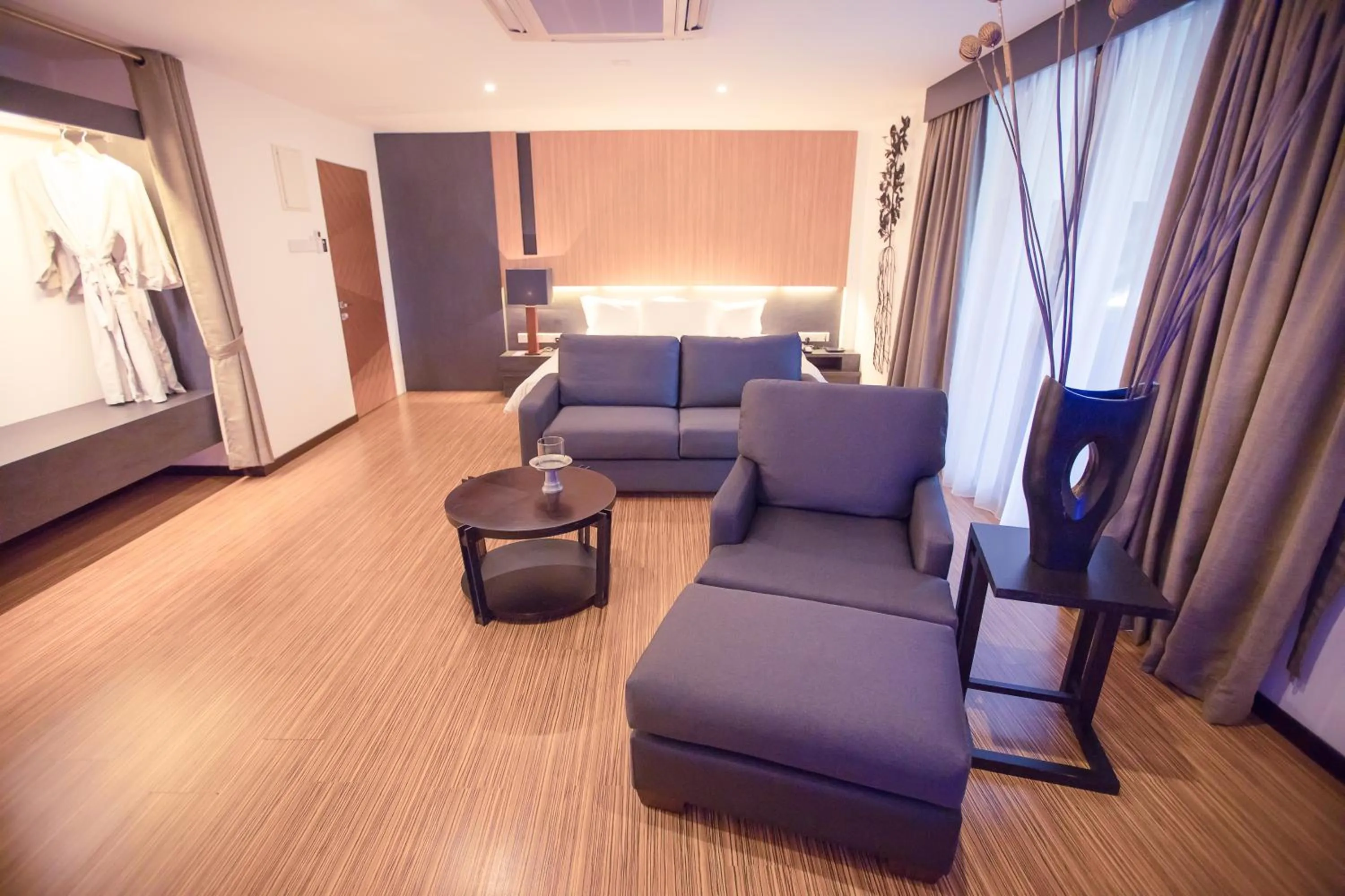 Seating area in Lot 33 Boutique Hotel