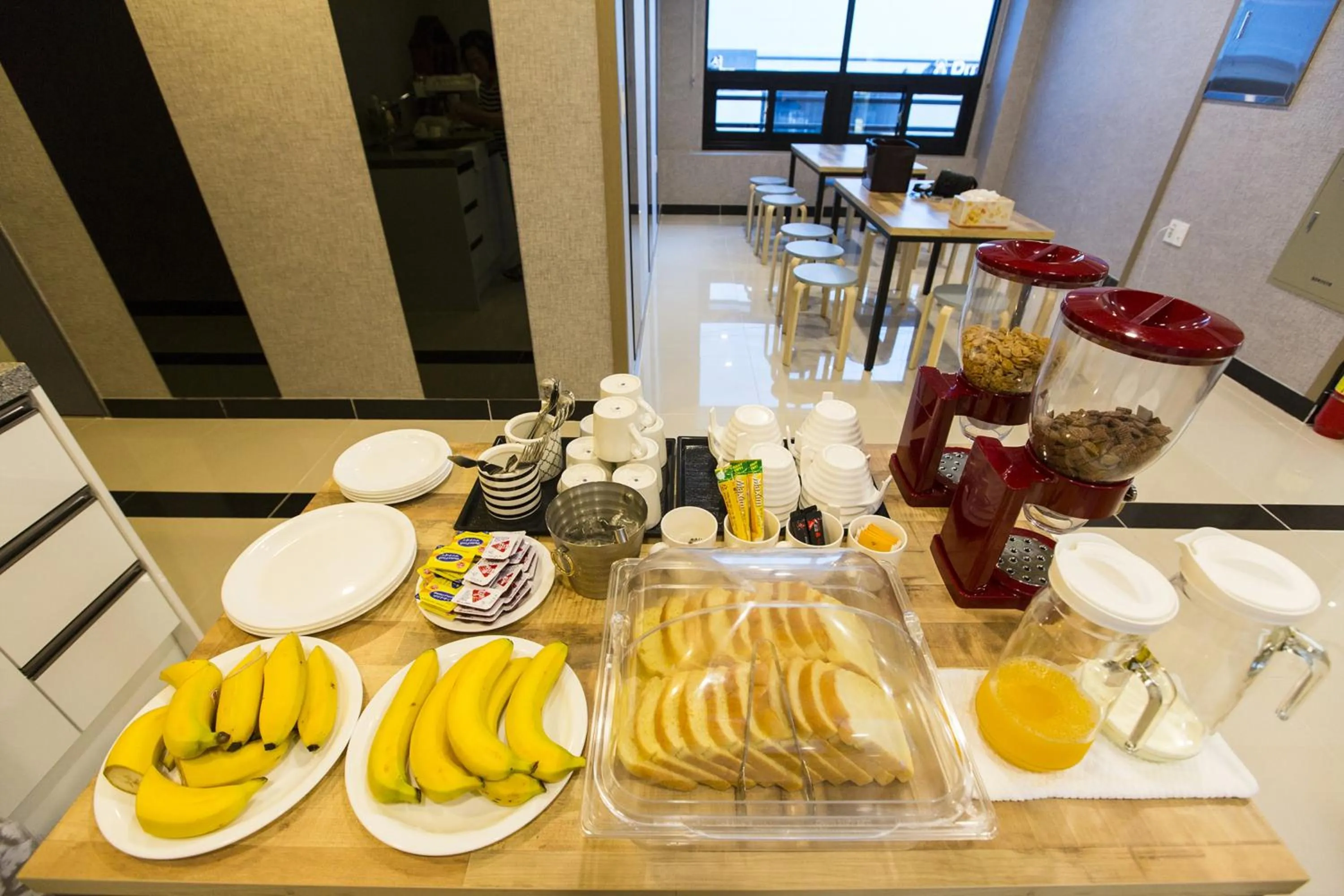 American breakfast in O'guest in Haeundae