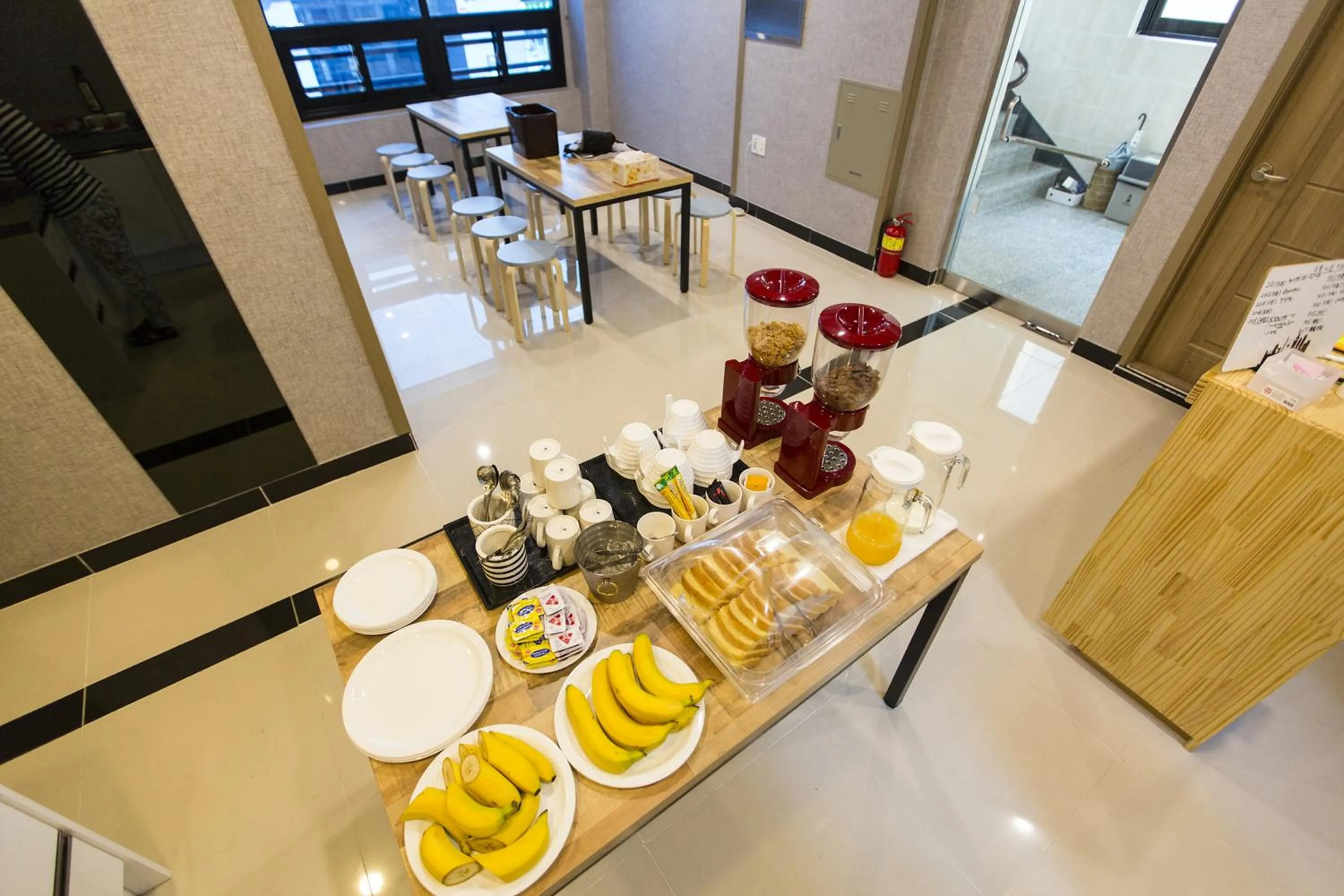 American breakfast in O'guest in Haeundae