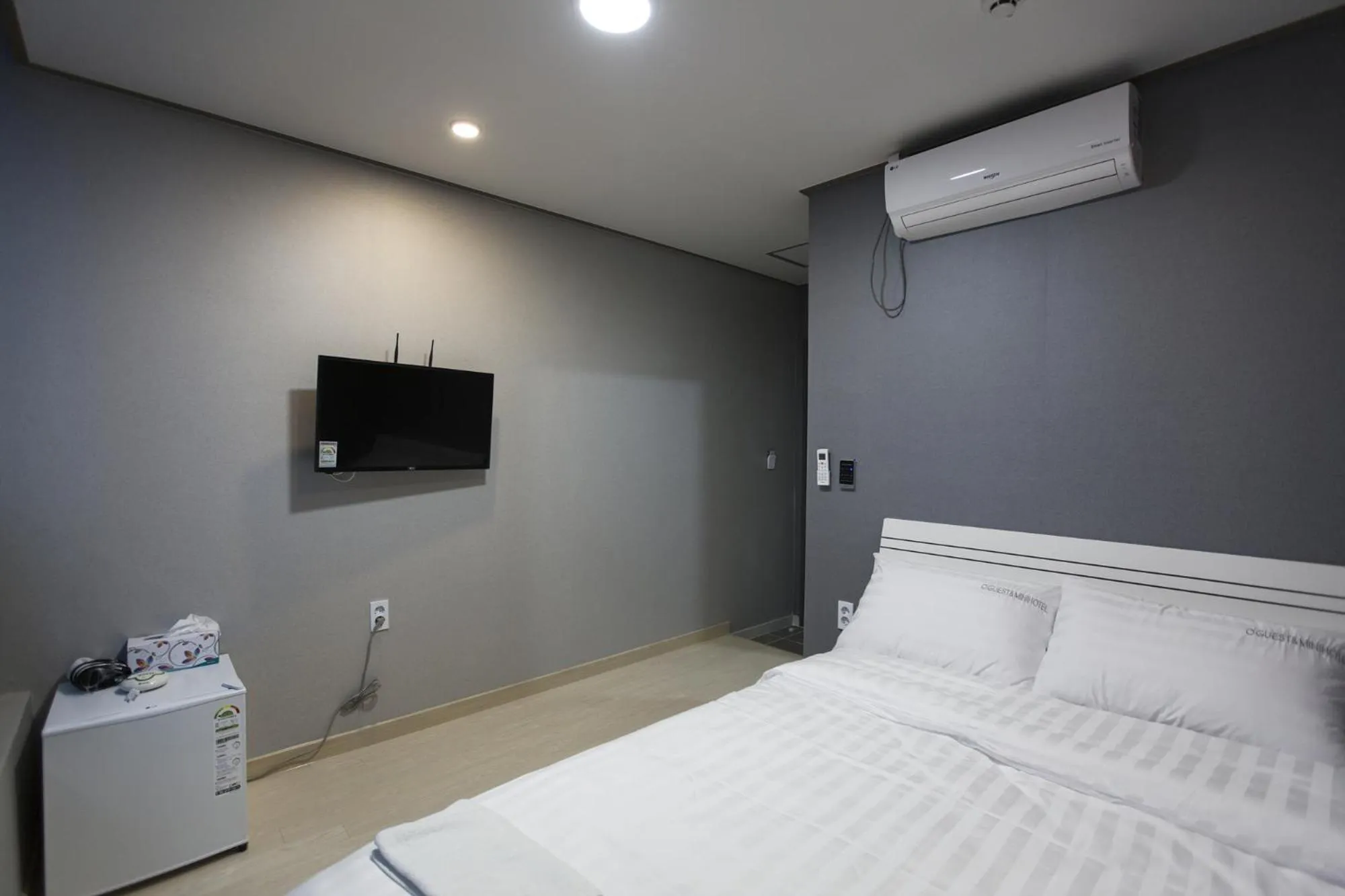 Decorative detail, Bed in O'guest in Haeundae