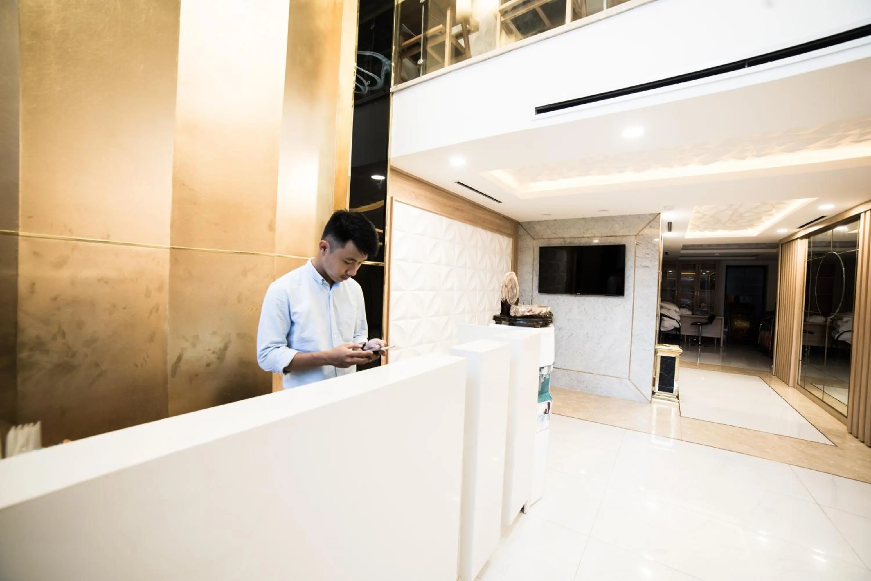 Lobby or reception in Ruby Hotel