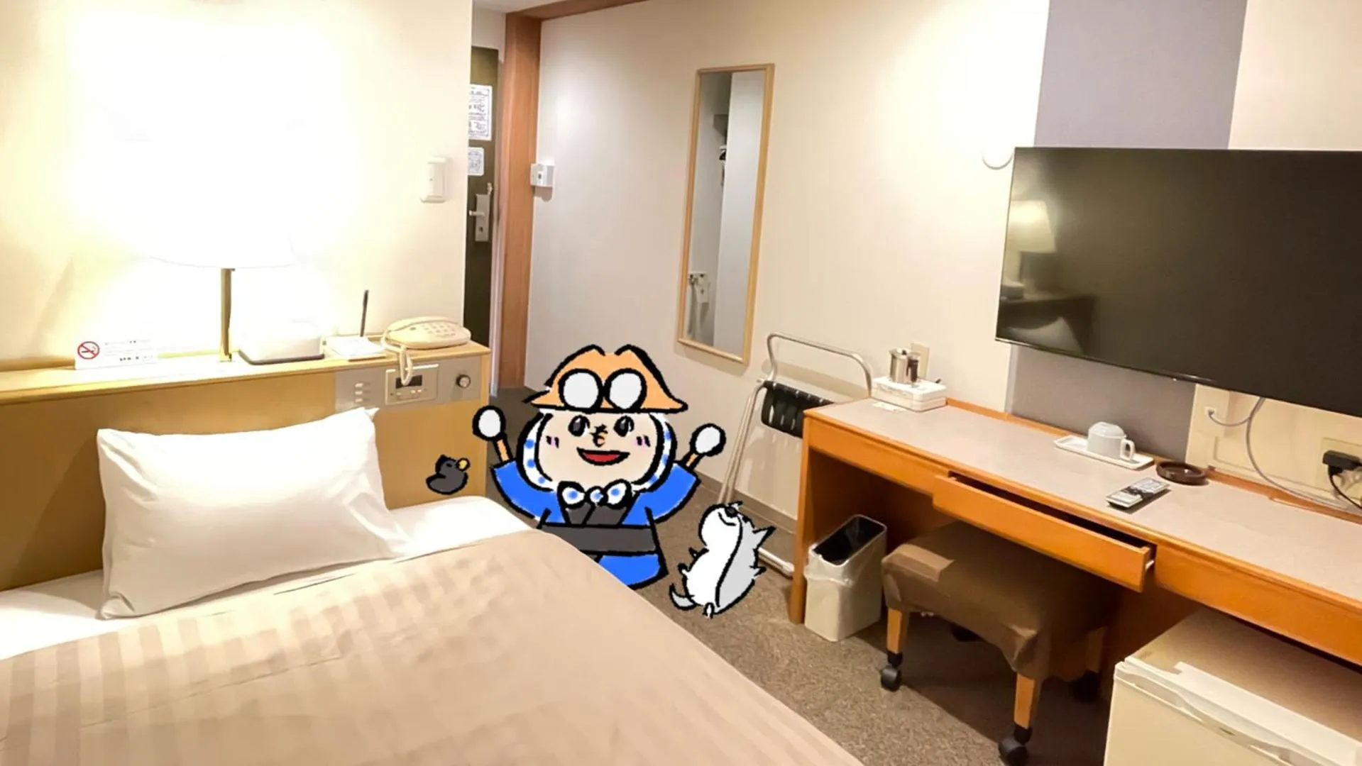 Photo of the whole room, Bed in Sabae Daiichi Hotel