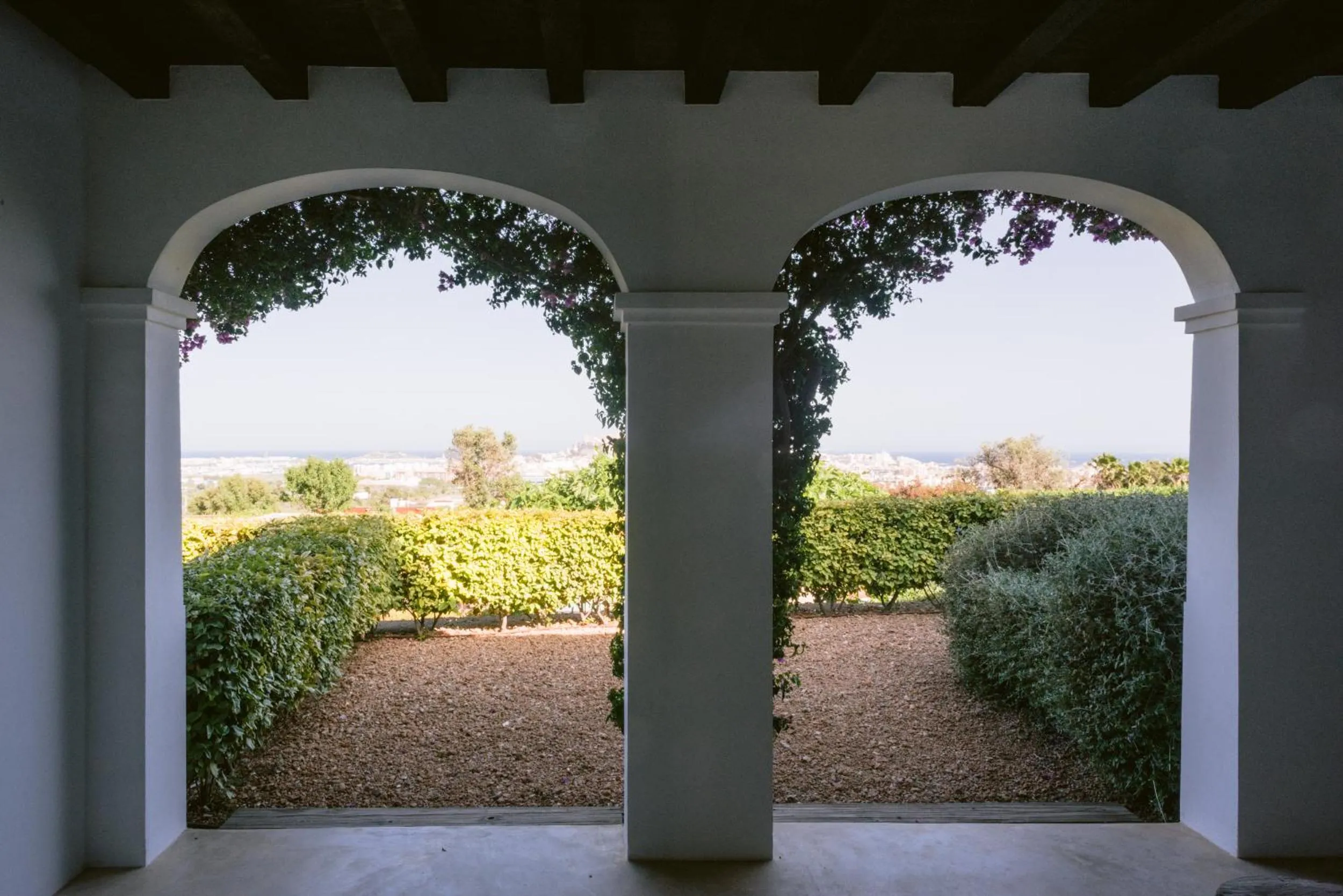 Garden view in Casa Maca