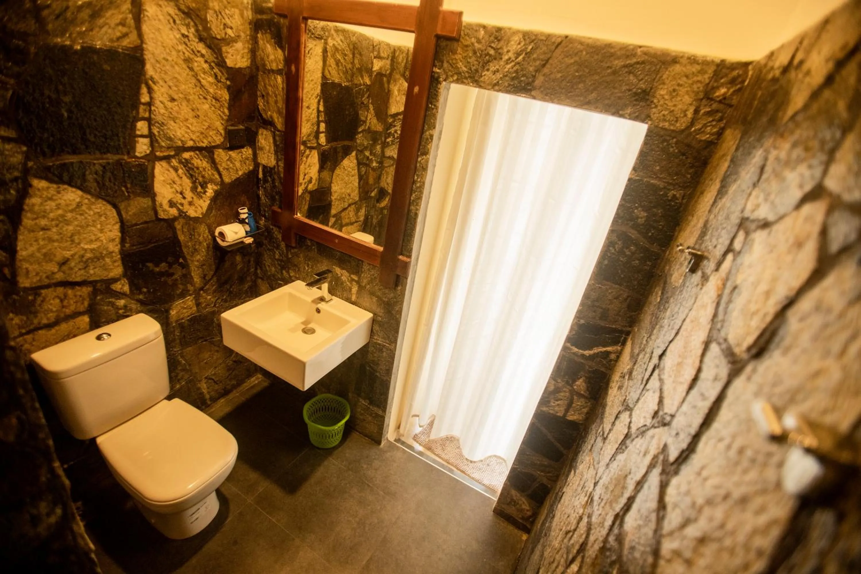 Toilet in Evergreen Hotel Dambulla