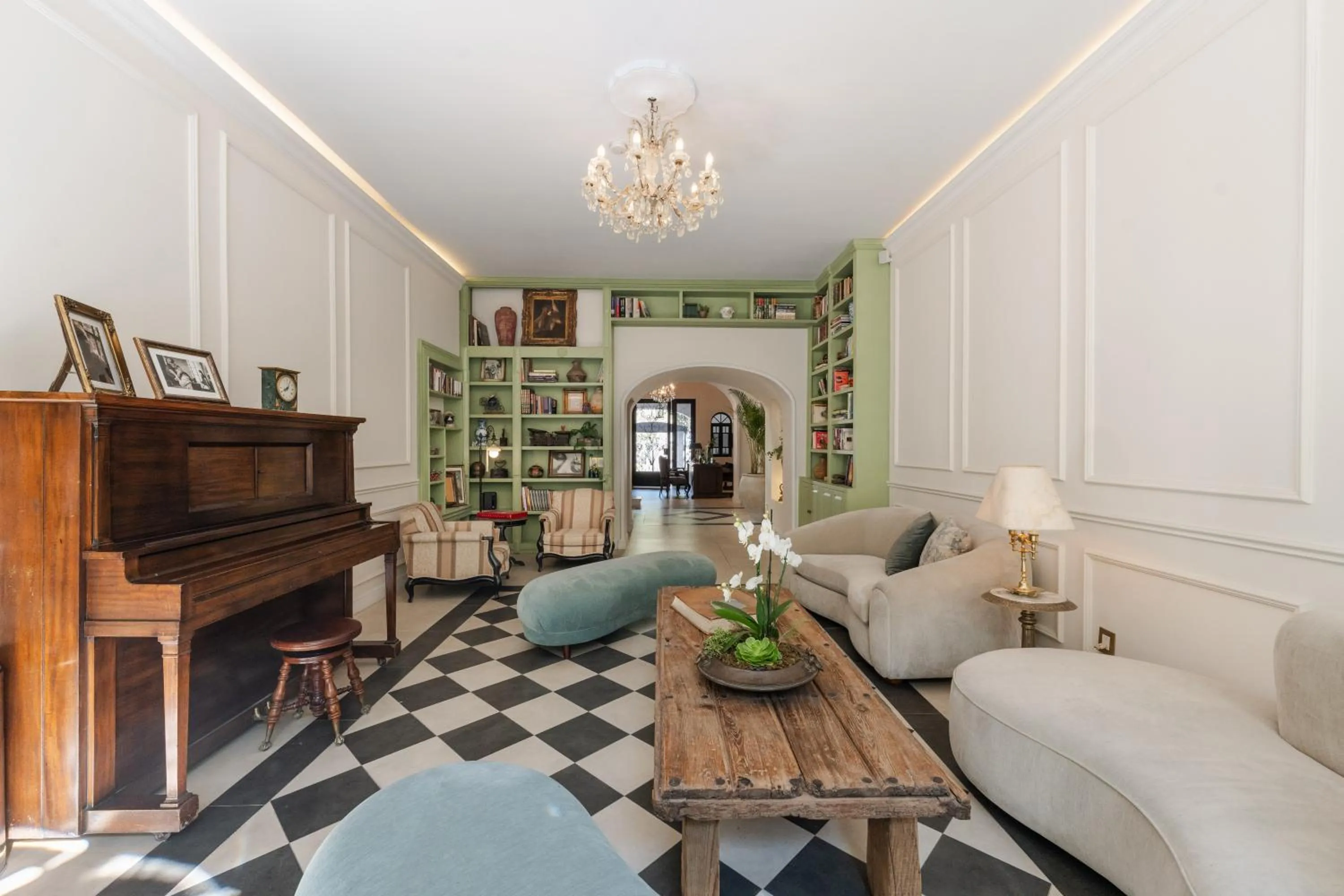 Living room in Villa Ganz Boutique Hotel