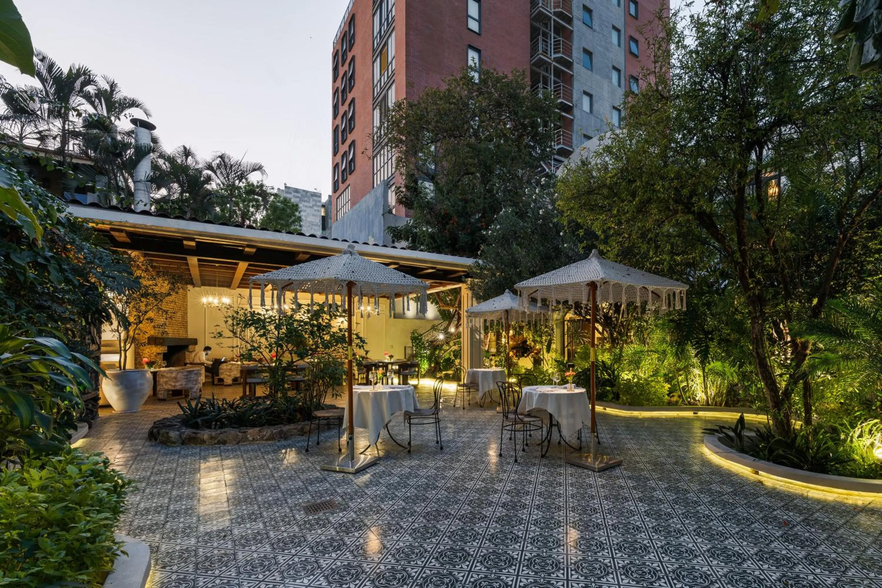 Patio in Villa Ganz Boutique Hotel
