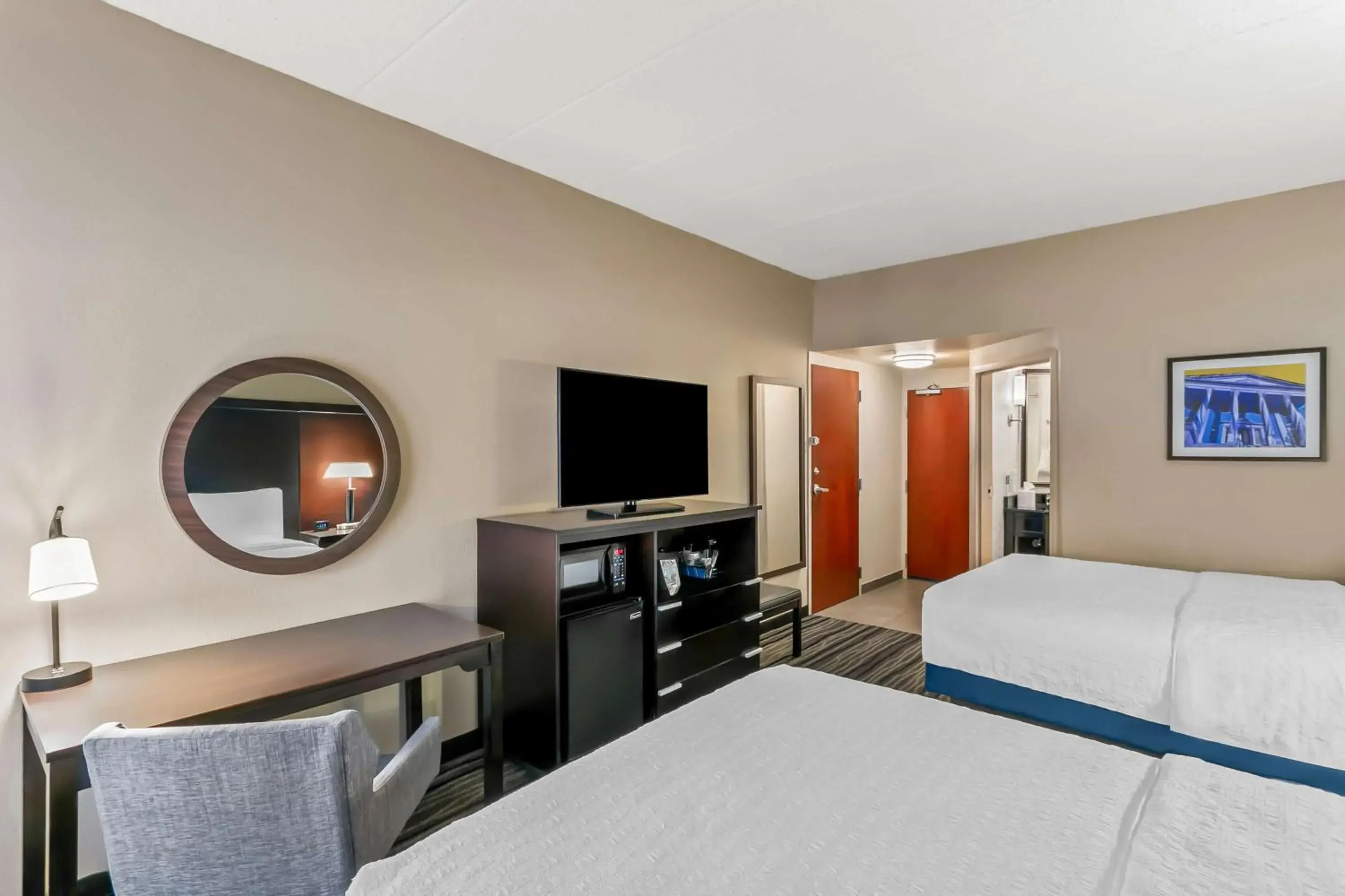 Queen Room with Two Queen Beds (4 Adults) in Hampton Inn Bowie Queen Room with Two Queen Beds (4 Adults) in Hampton Inn Bowie