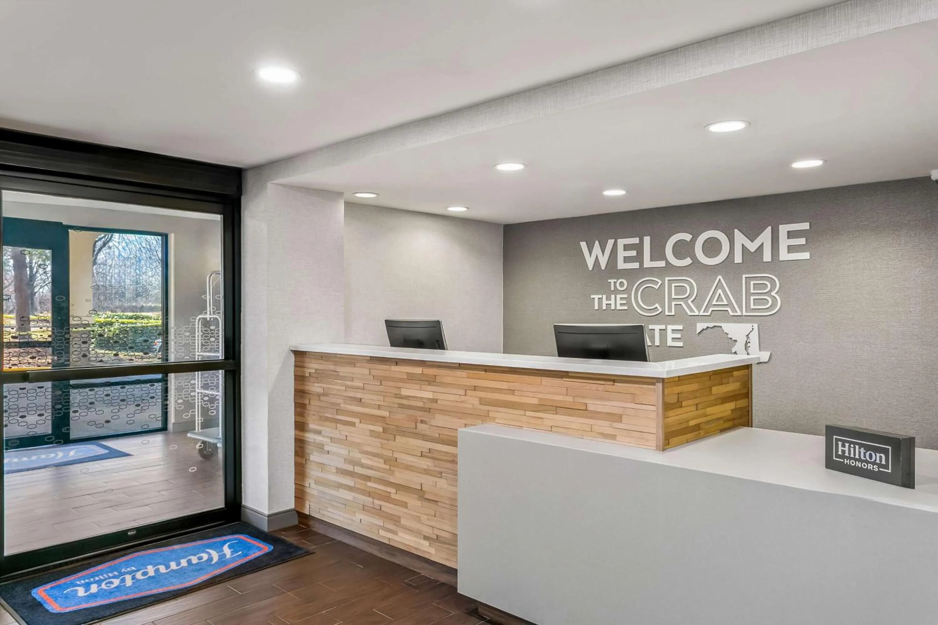 Lobby or reception in Hampton Inn Bowie