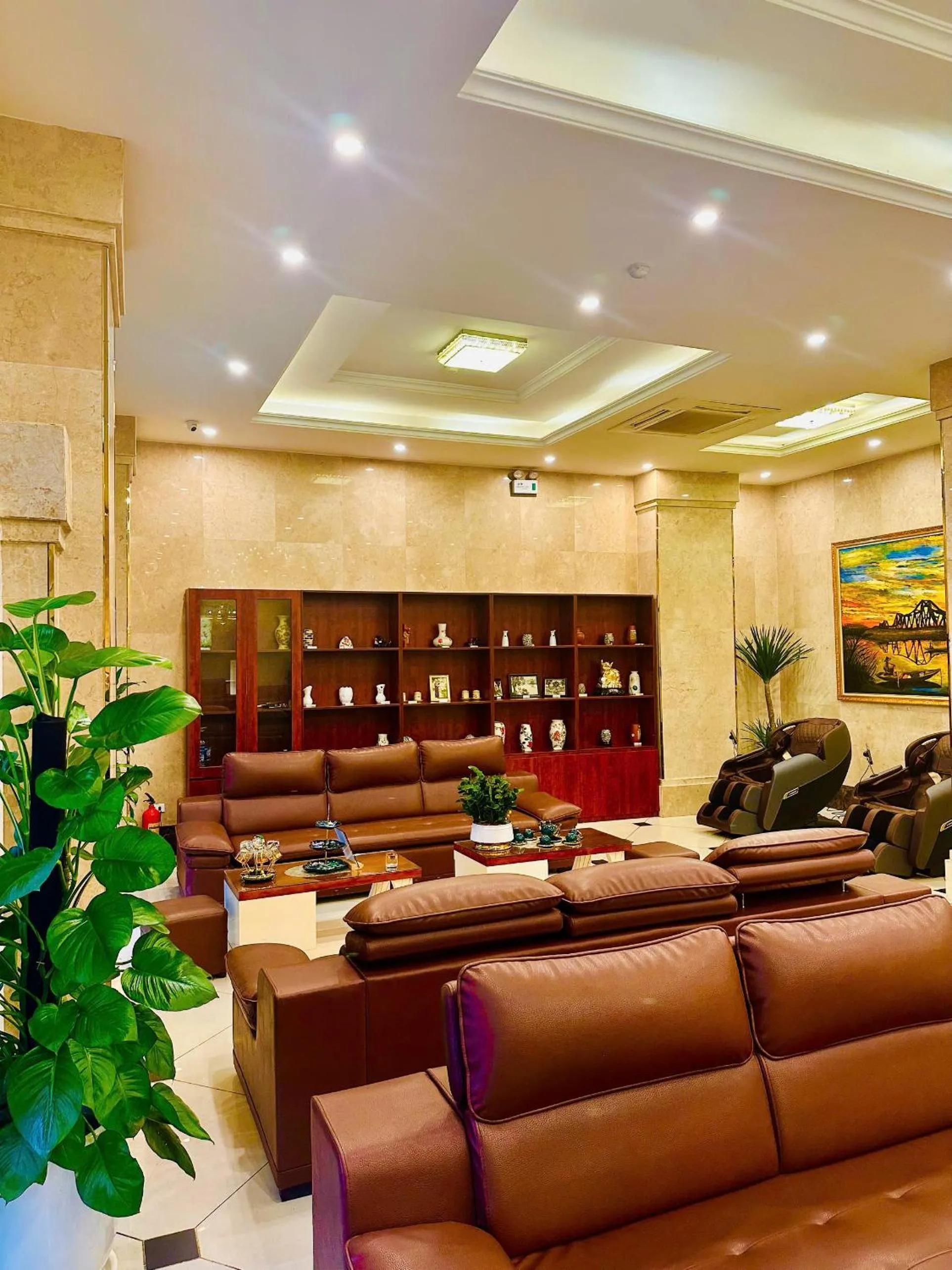 Seating area in Sunrise Hanoi Hotel