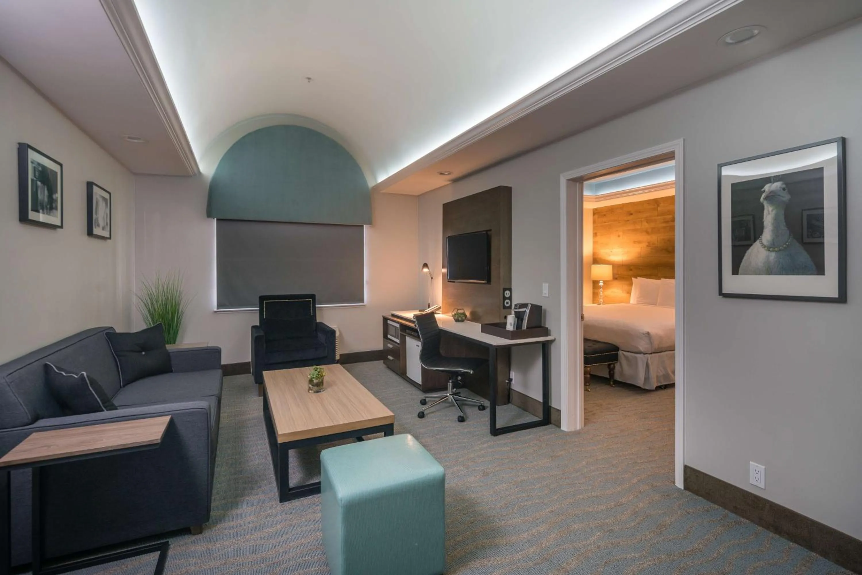 Bedroom in The Row Hotel; BW Signature Collection