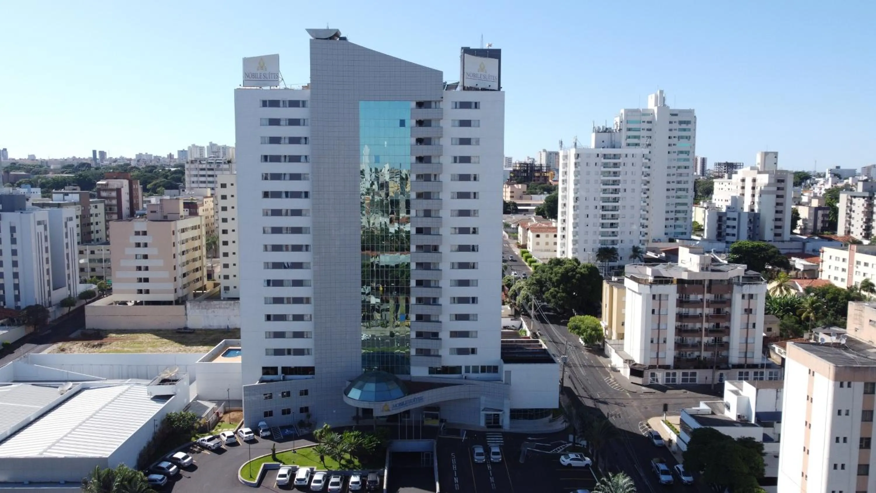 Property building in Nobile Suítes Uberlândia