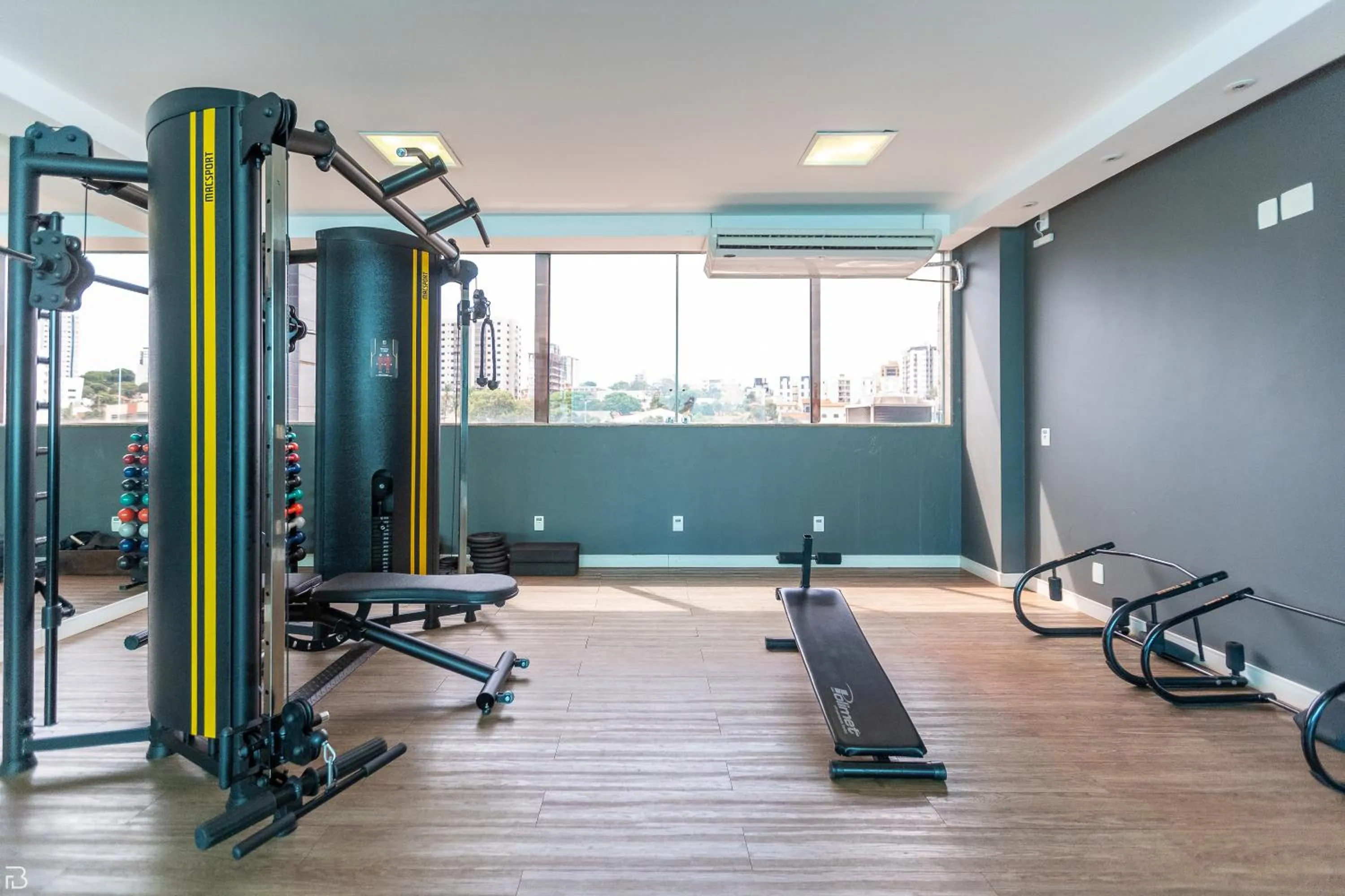 Fitness centre/facilities in Nobile Suítes Uberlândia