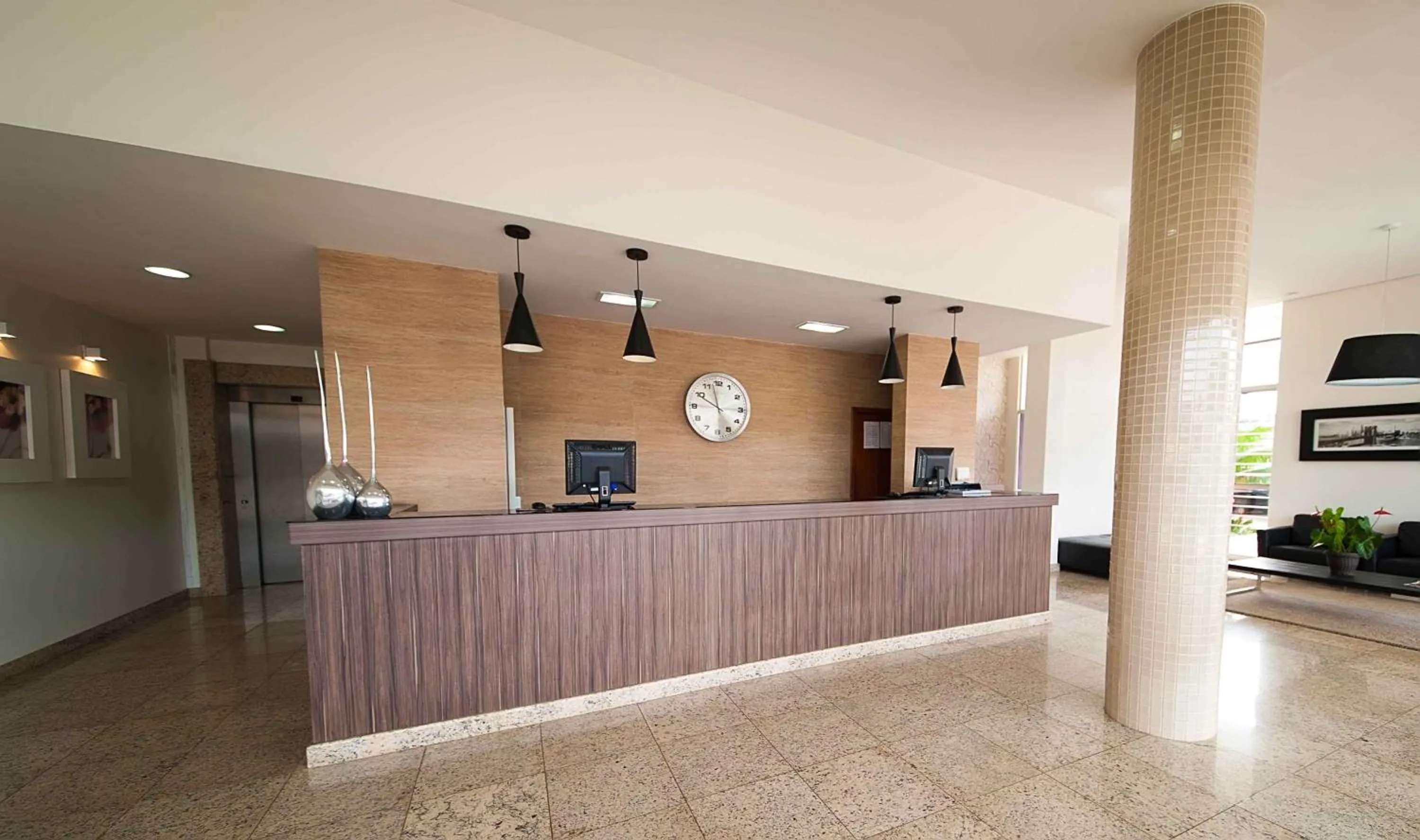 Lobby or reception in Premium Executive Hotel Itabira