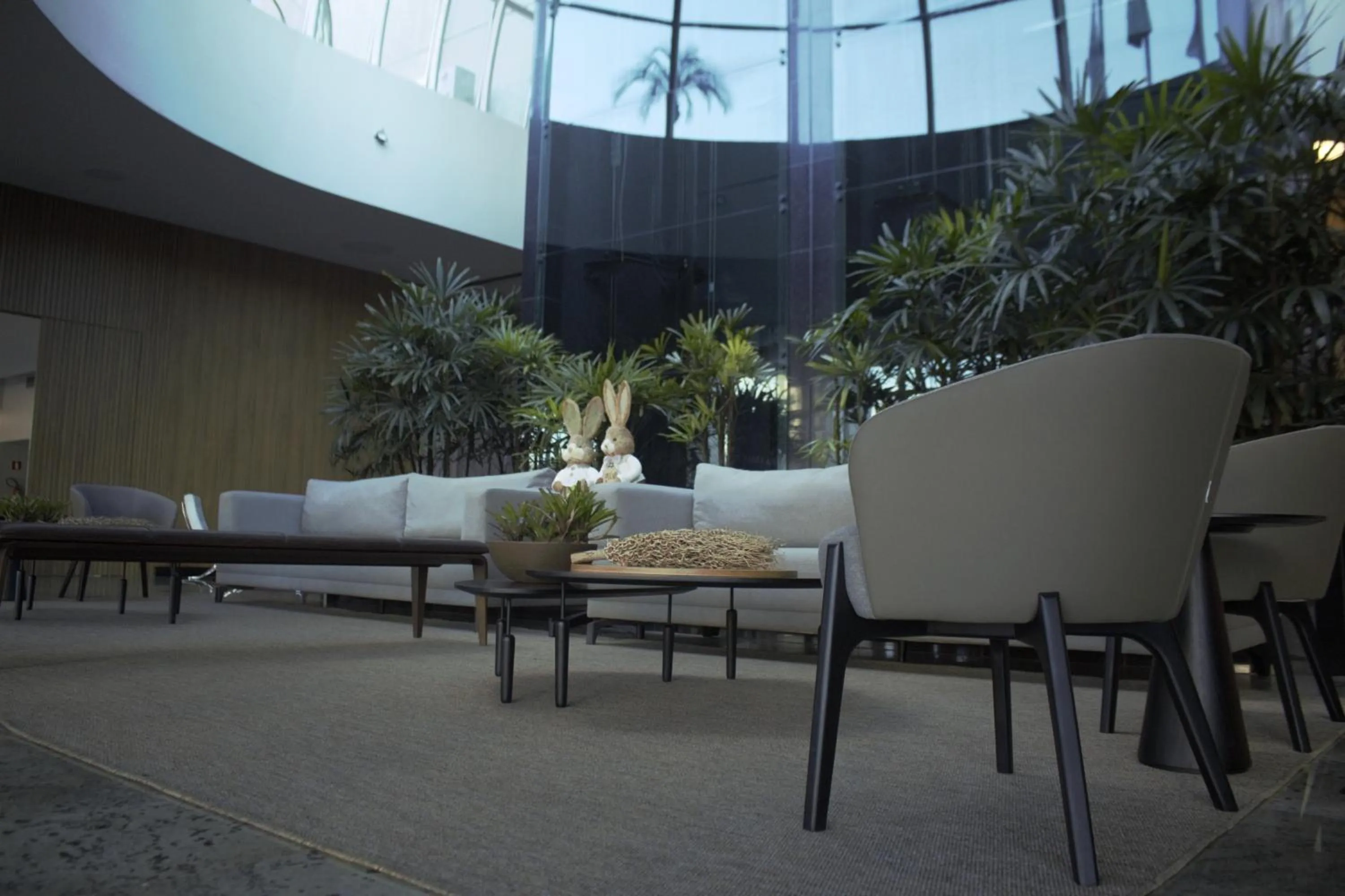 Seating area in San Diego Suites Ipatinga