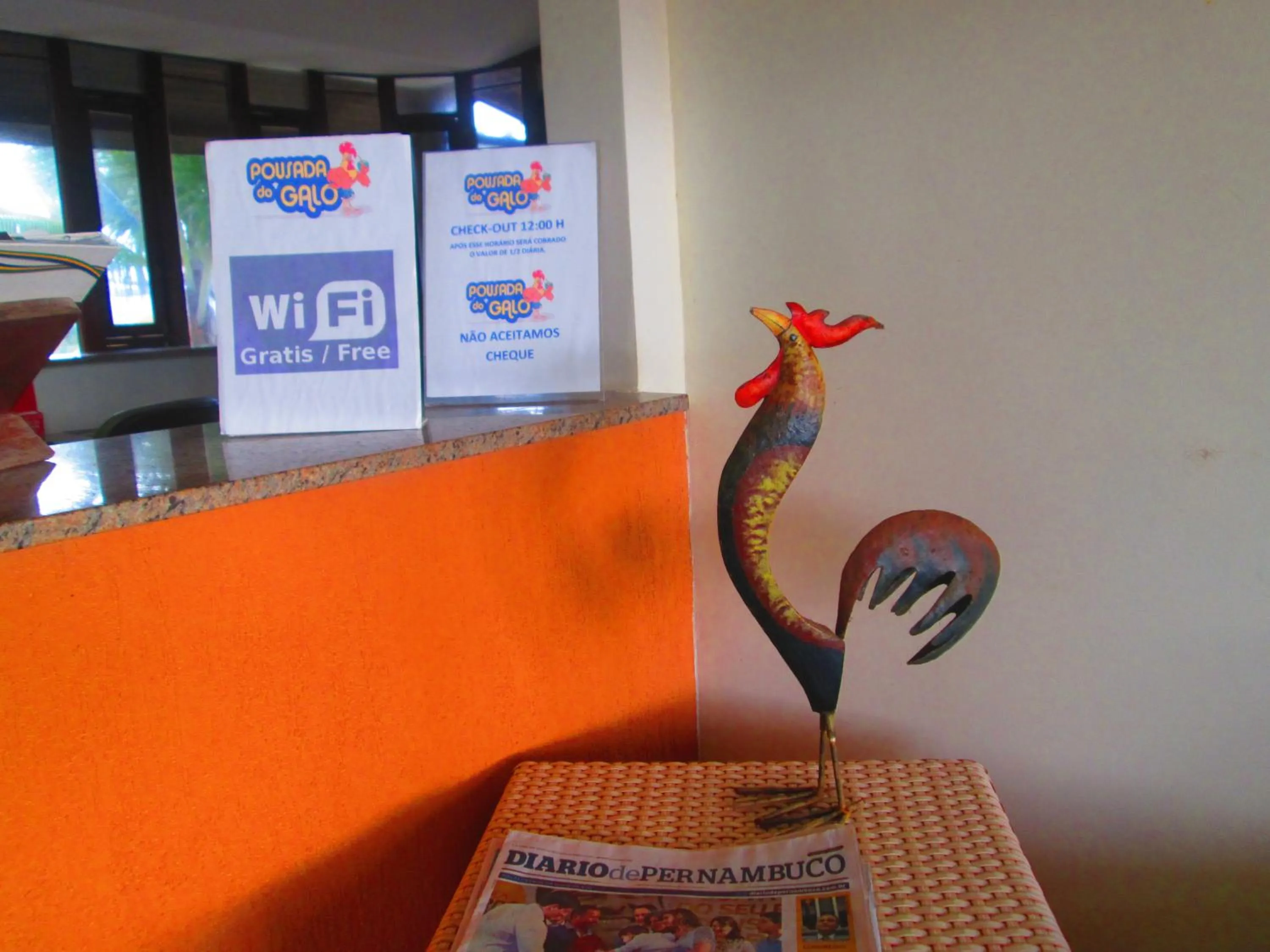 Lobby or reception in Pousada do Galo