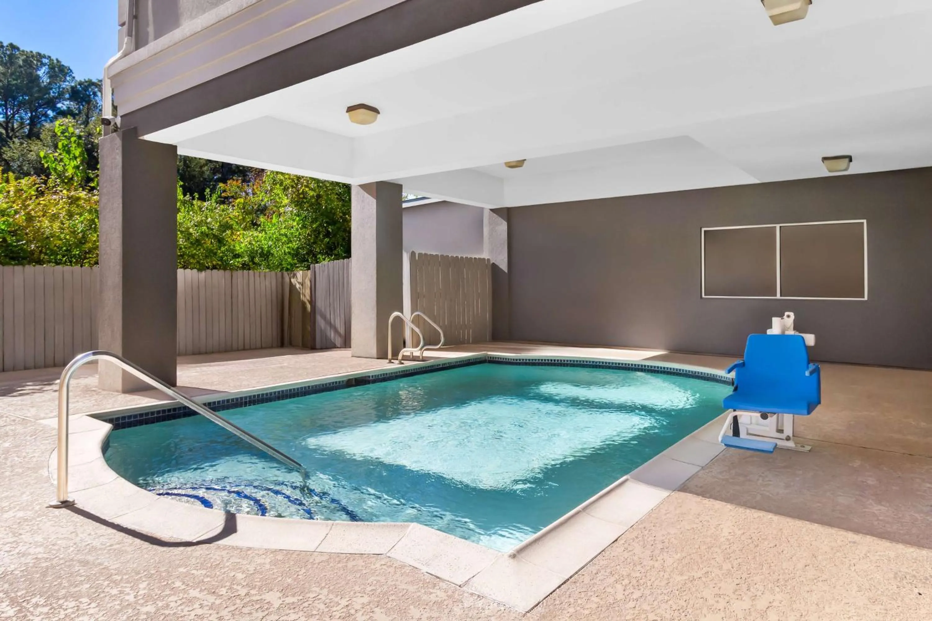Pool view in Sonesta Essential IAH Airport JFK Boulevard - Newly Renovated