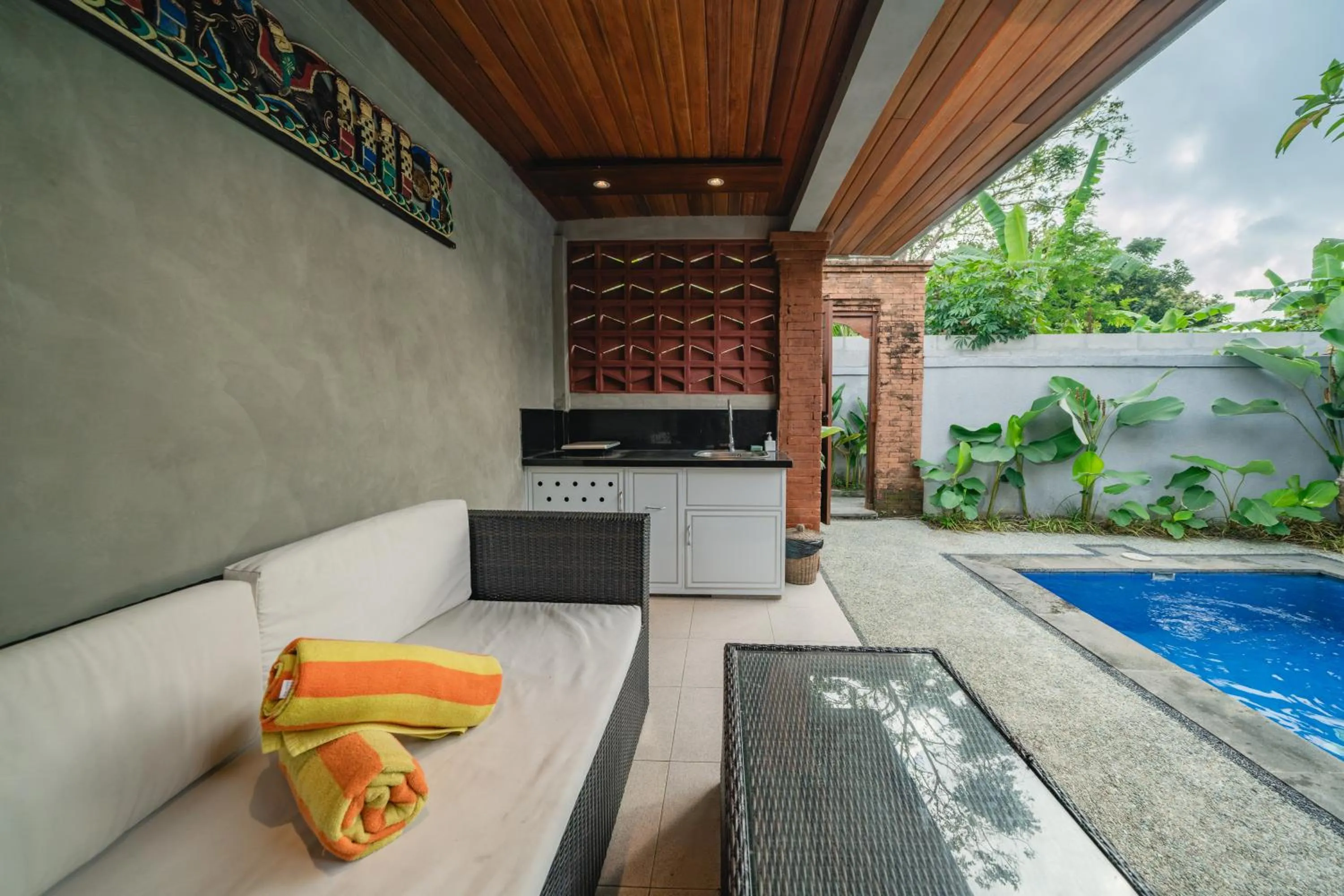 Natural landscape in Uma Mani Villa Jimbaran