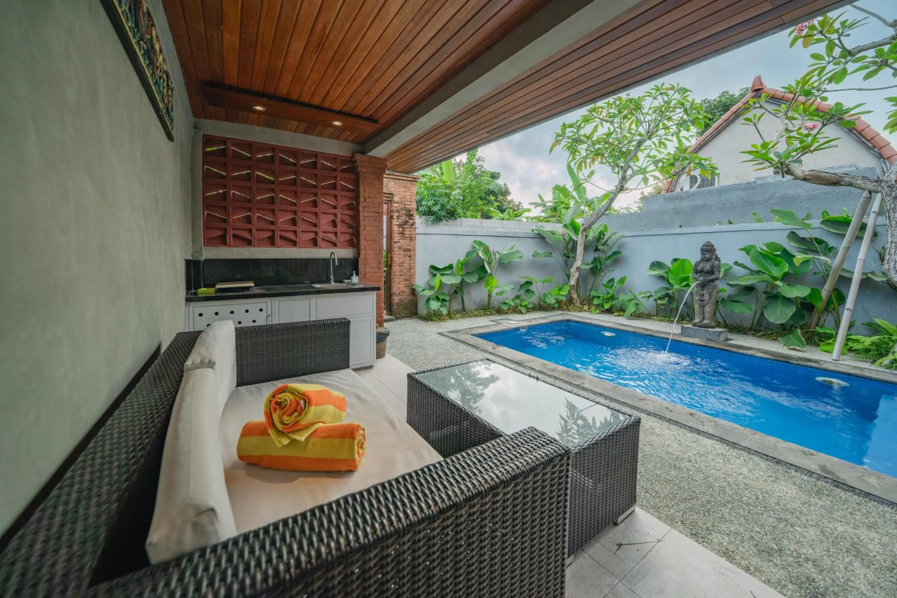 Natural landscape in Uma Mani Villa Jimbaran