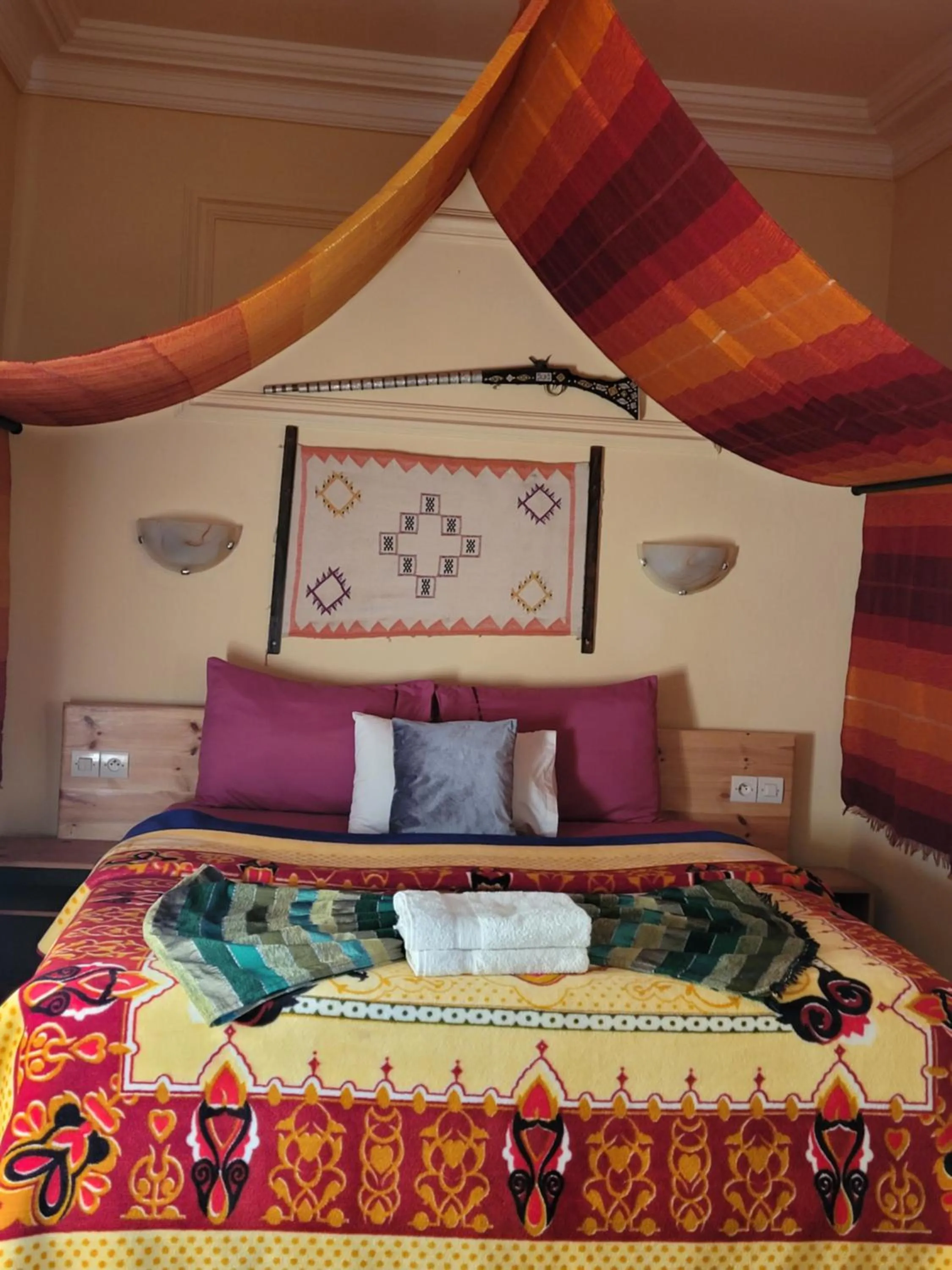 Bedroom, Bed in Chambre d'hôtes aya