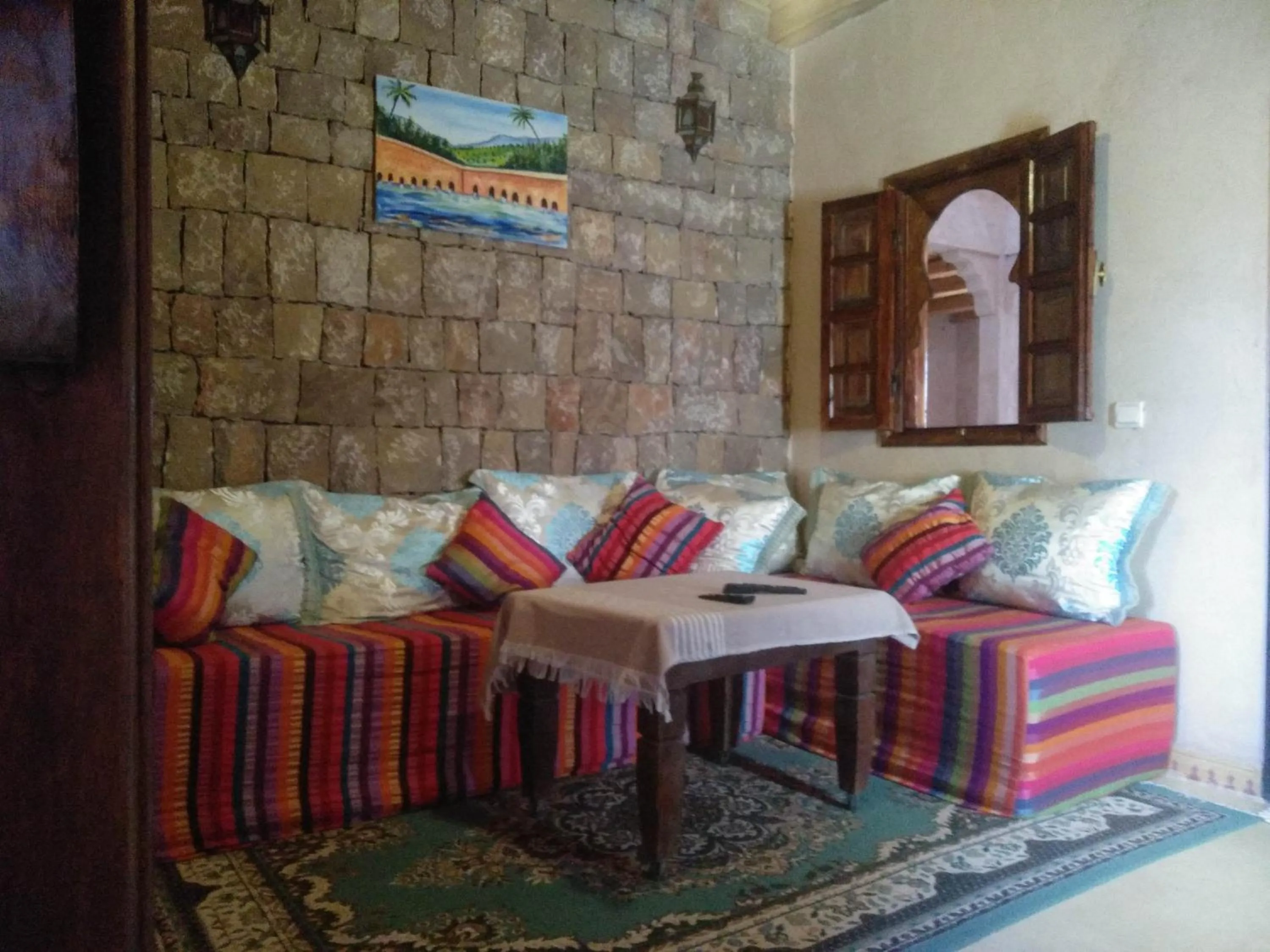 Living room in Chambre d'hôtes aya