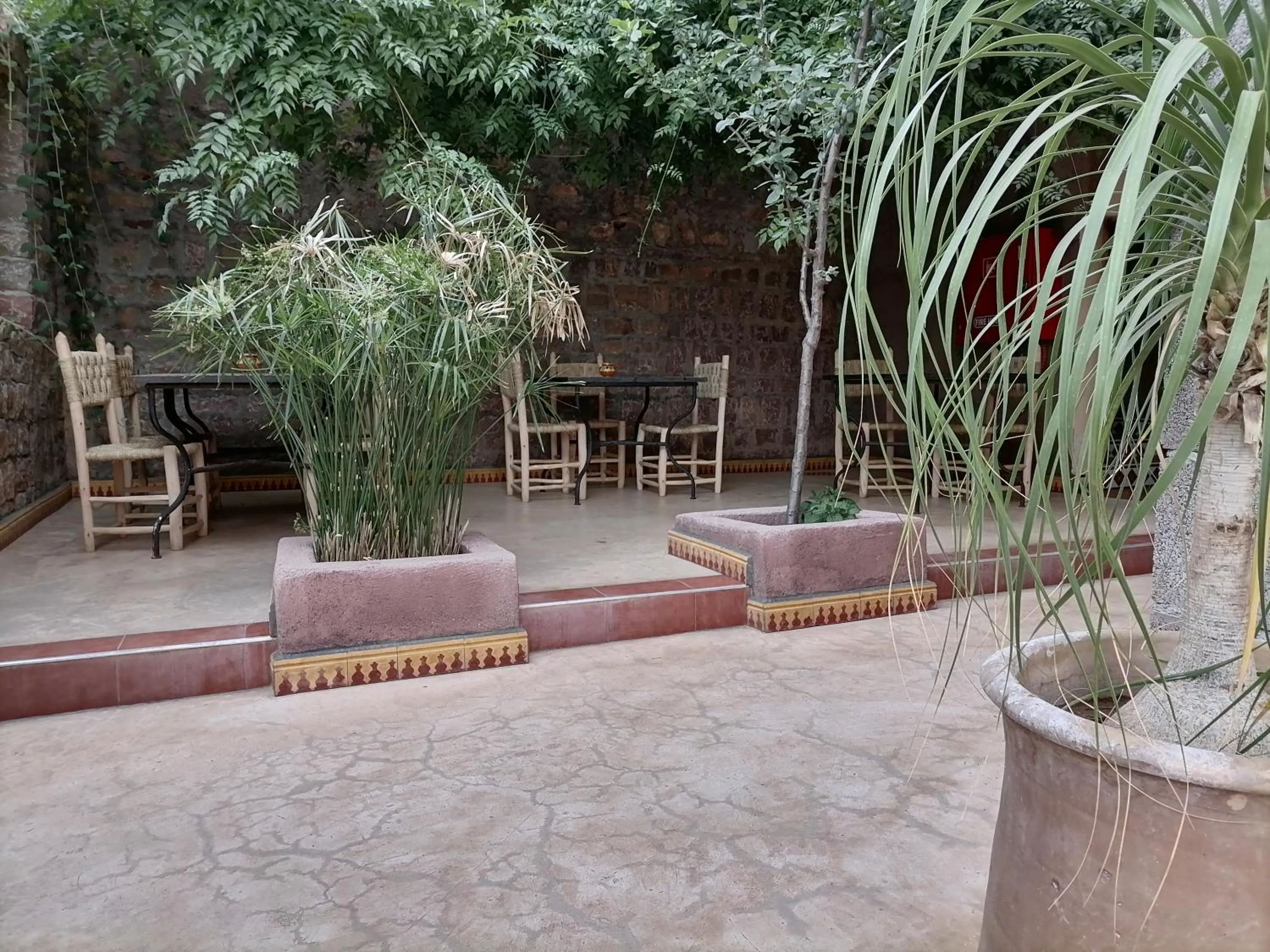 Patio in Chambre d'hôtes aya