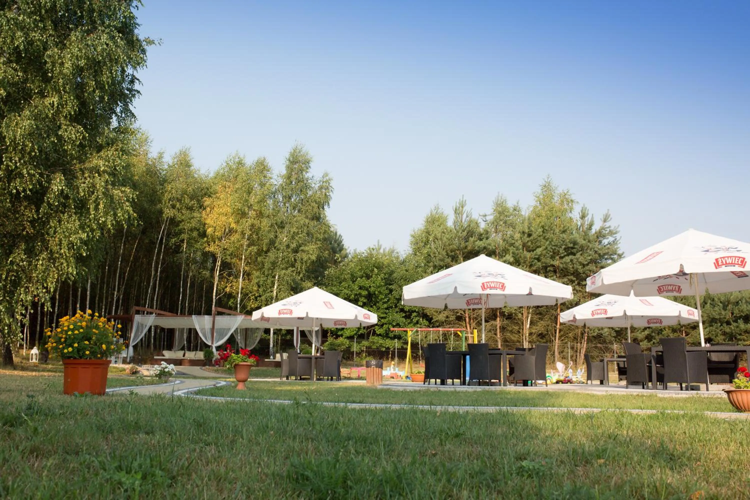 Garden in Gościniec Pod Lasem