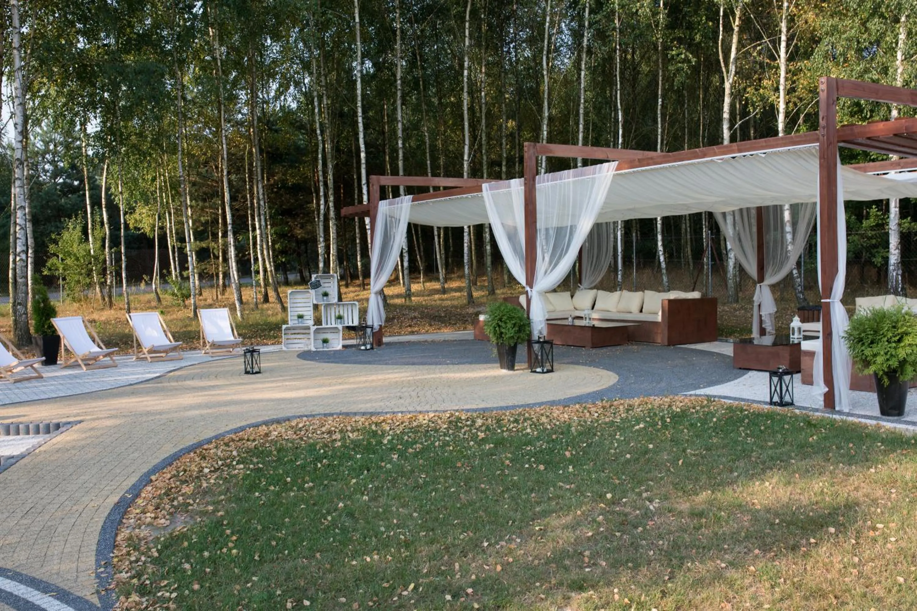 Garden in Gościniec Pod Lasem