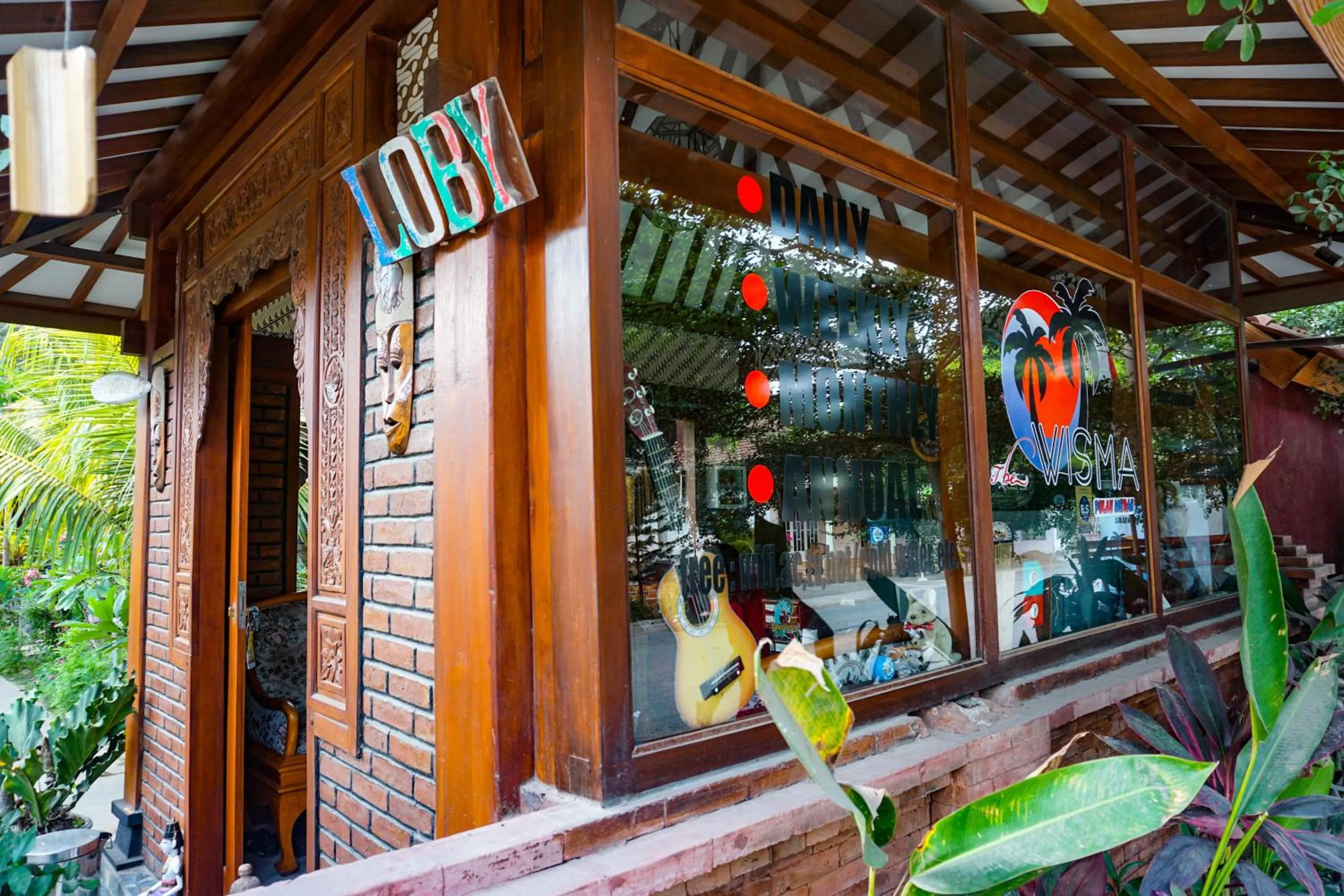 Lobby or reception in Wisma Pulau Merah