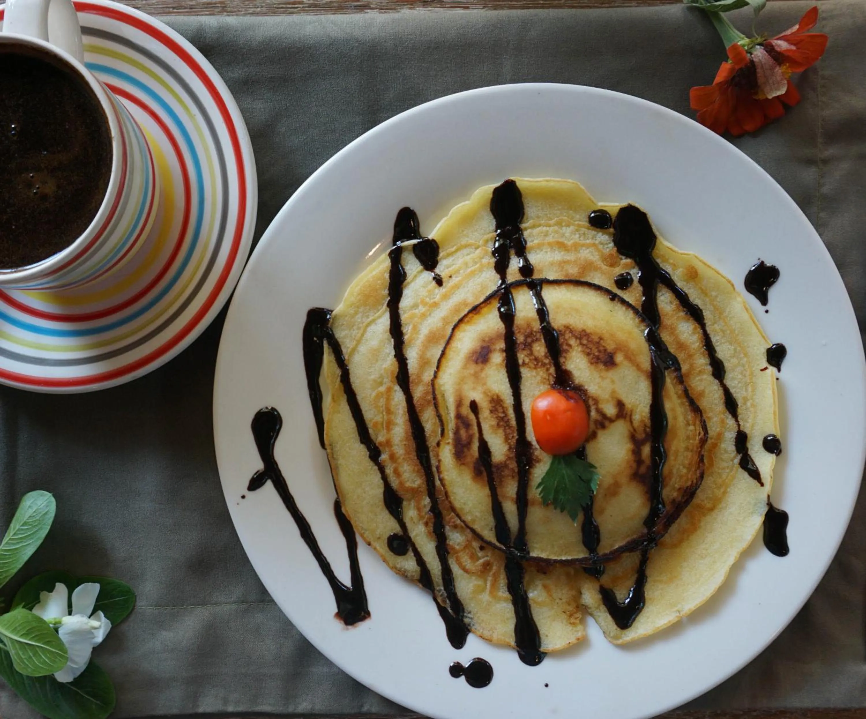 Breakfast in Wisma Pulau Merah