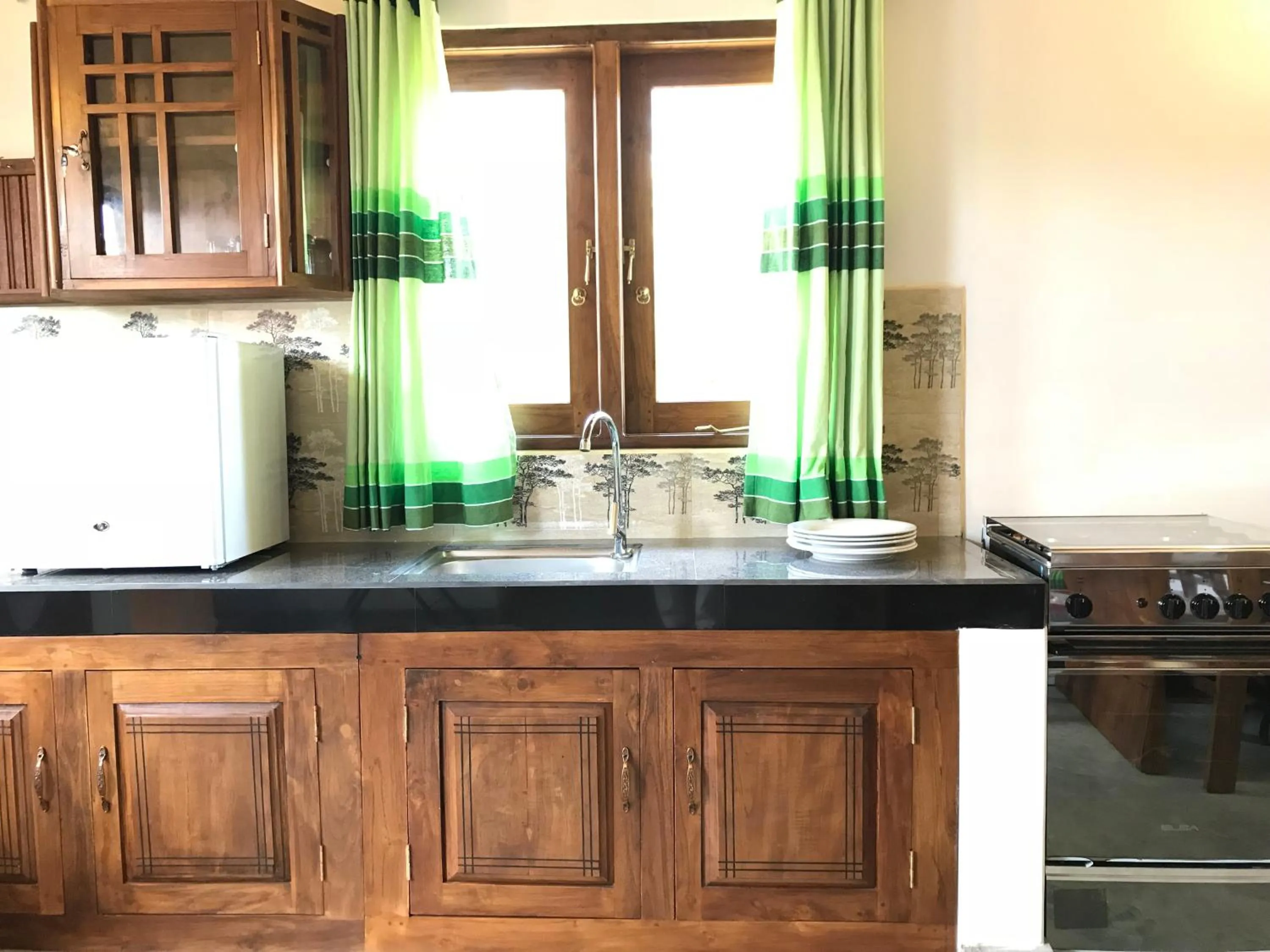 Kitchen or kitchenette in Aki Villa