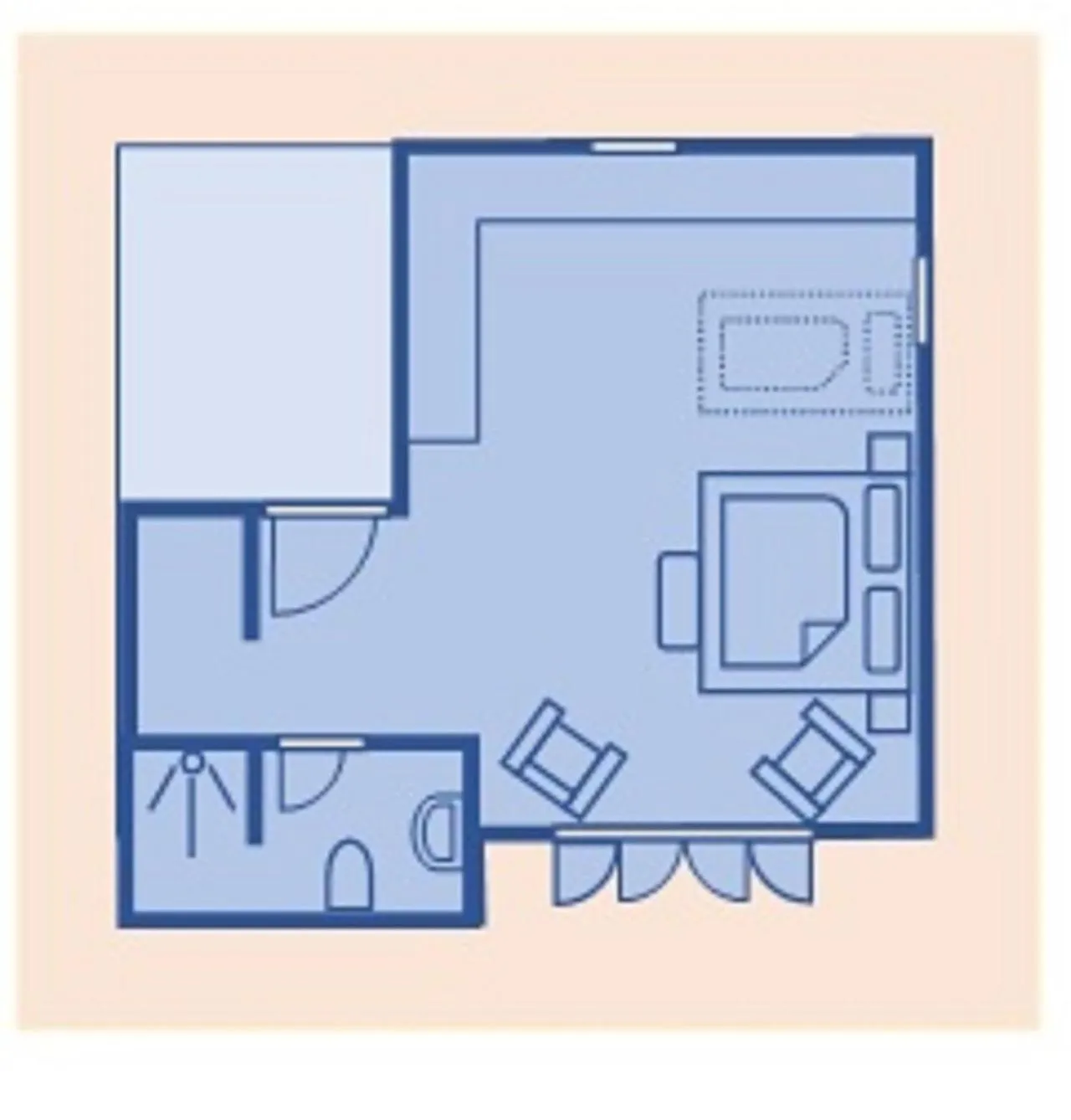 Floor plan in Aki Villa