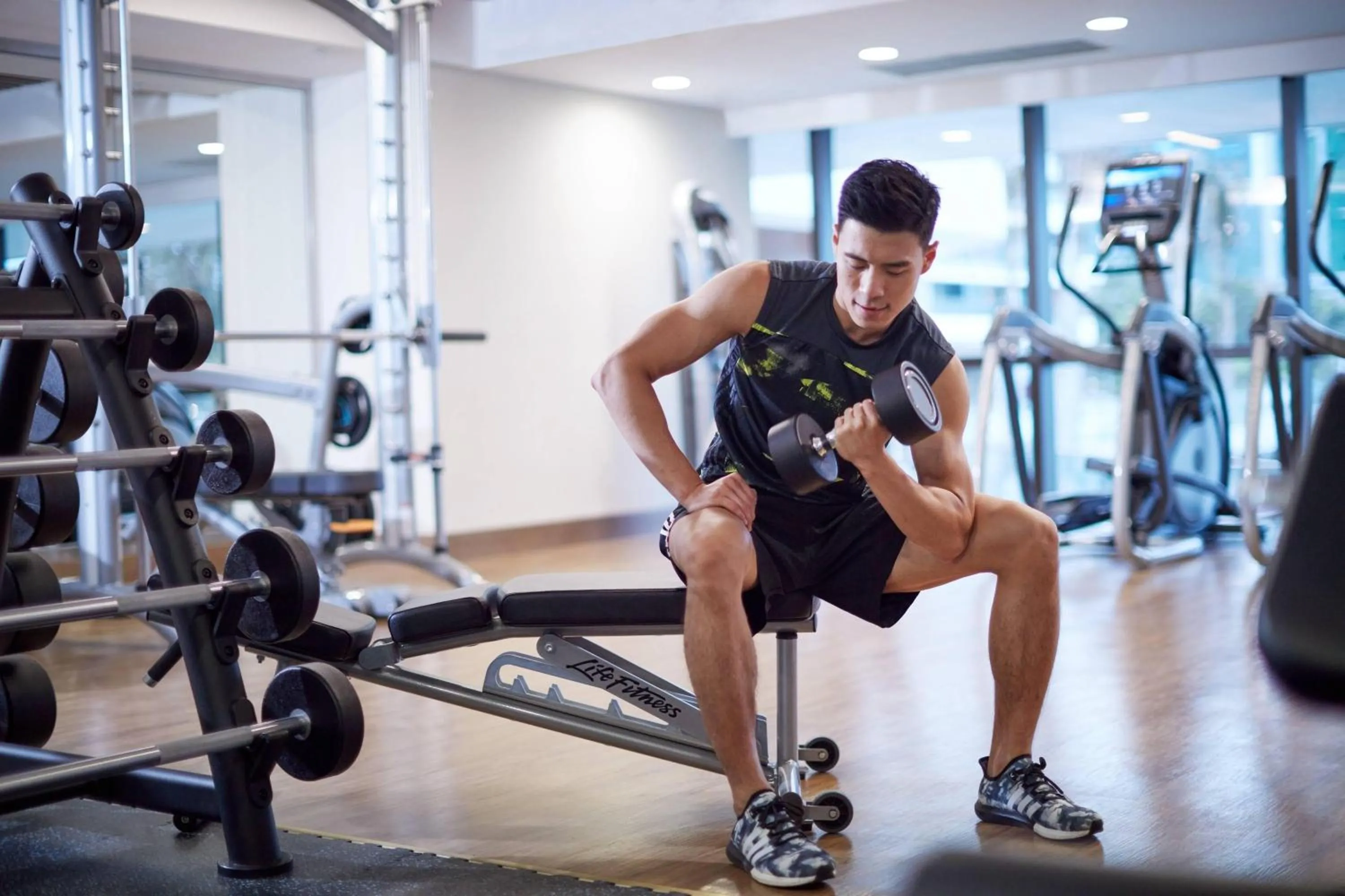 Fitness centre/facilities in JW Marriott Hotel Sanya Dadonghai Bay